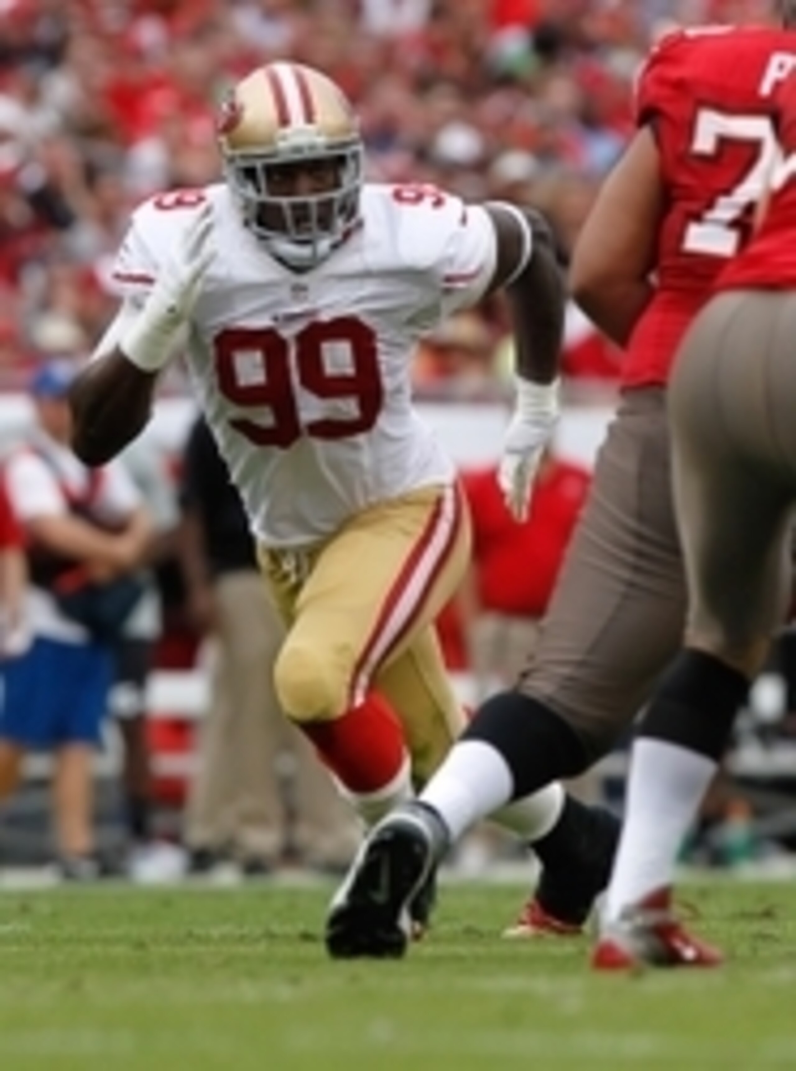 Aldon Smith will likely miss several games due to suspension.