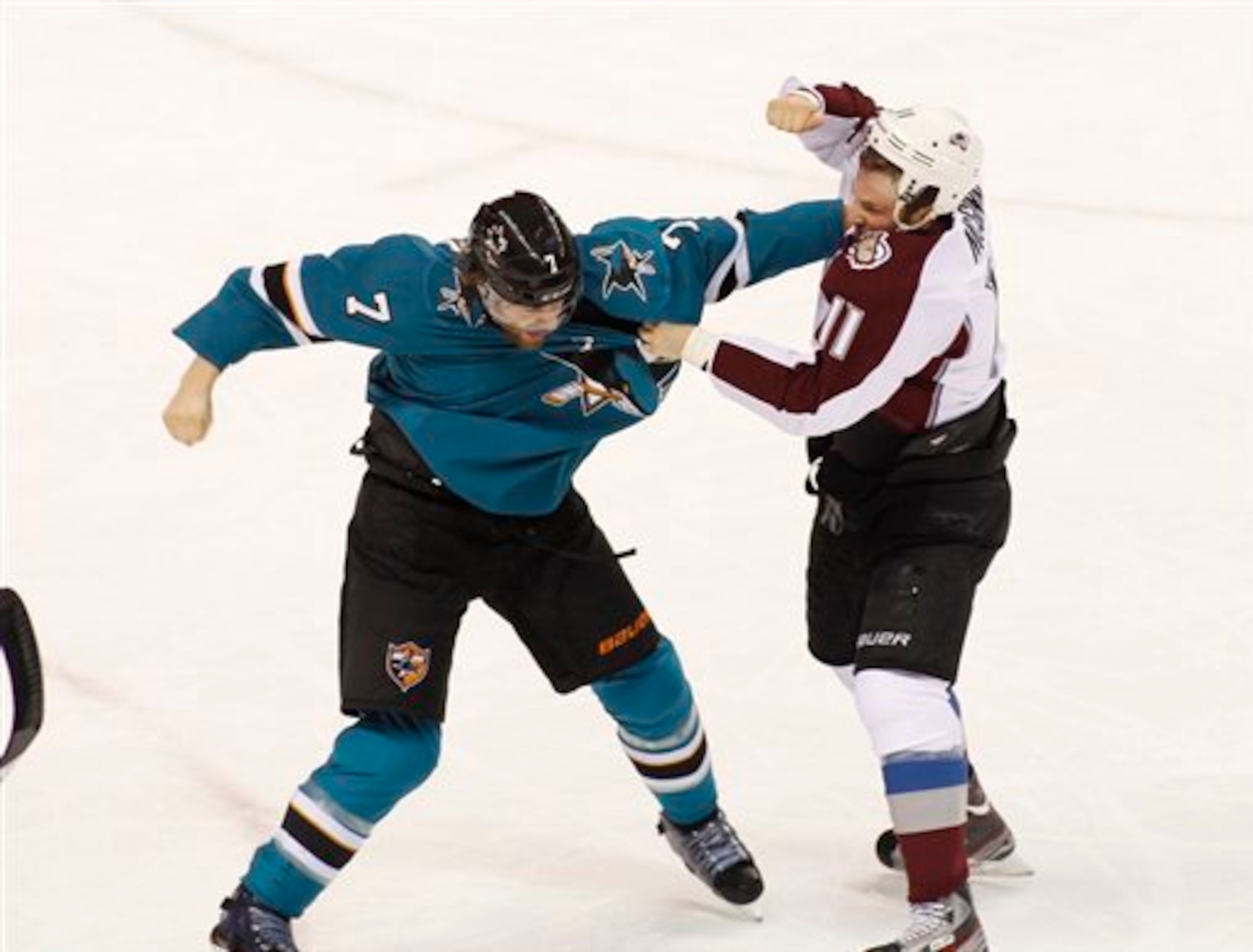The Sharks and the Avs have had some tough battles.