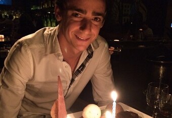 Gutierrez celebrating his birthday.