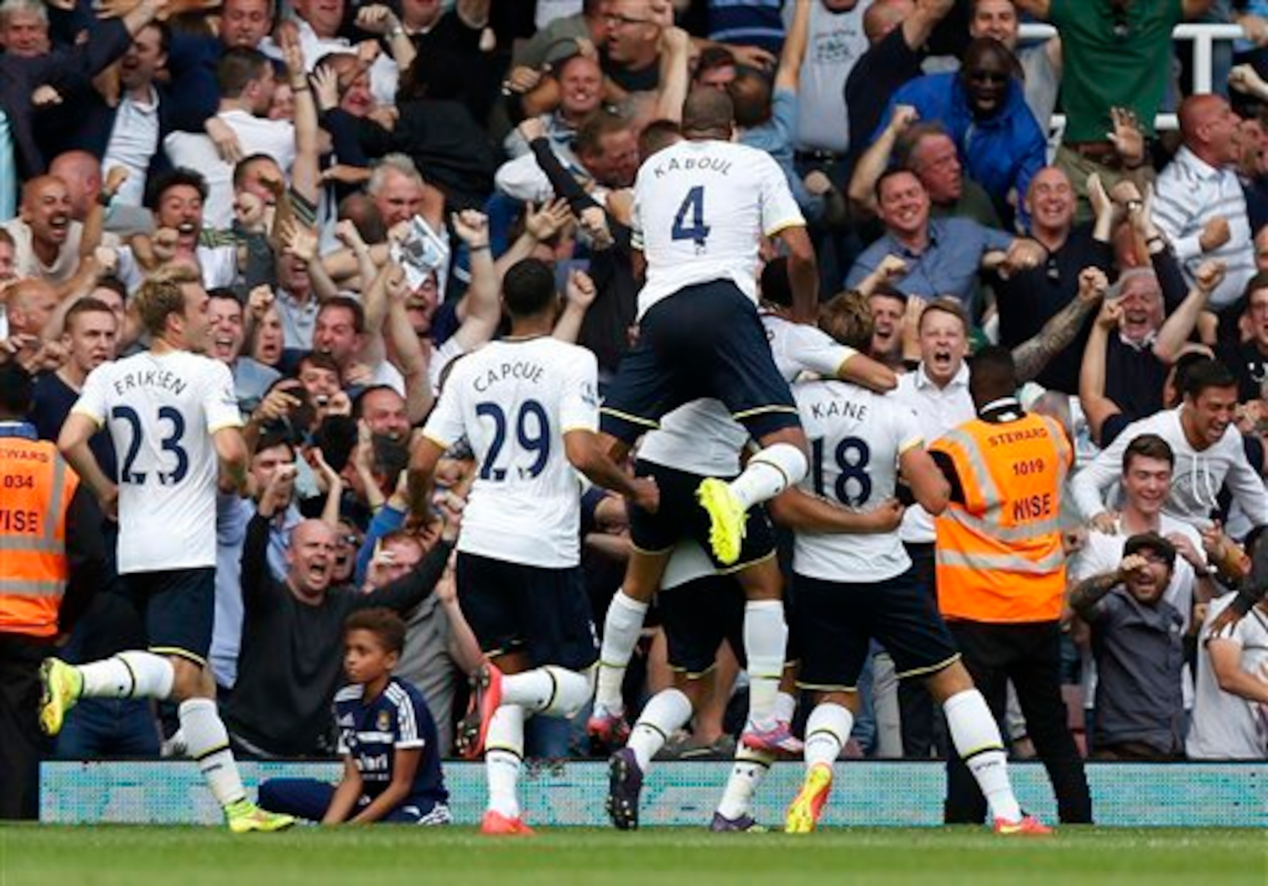 Eric Dier surprised everyone, including himself, with his winning goal at the death.