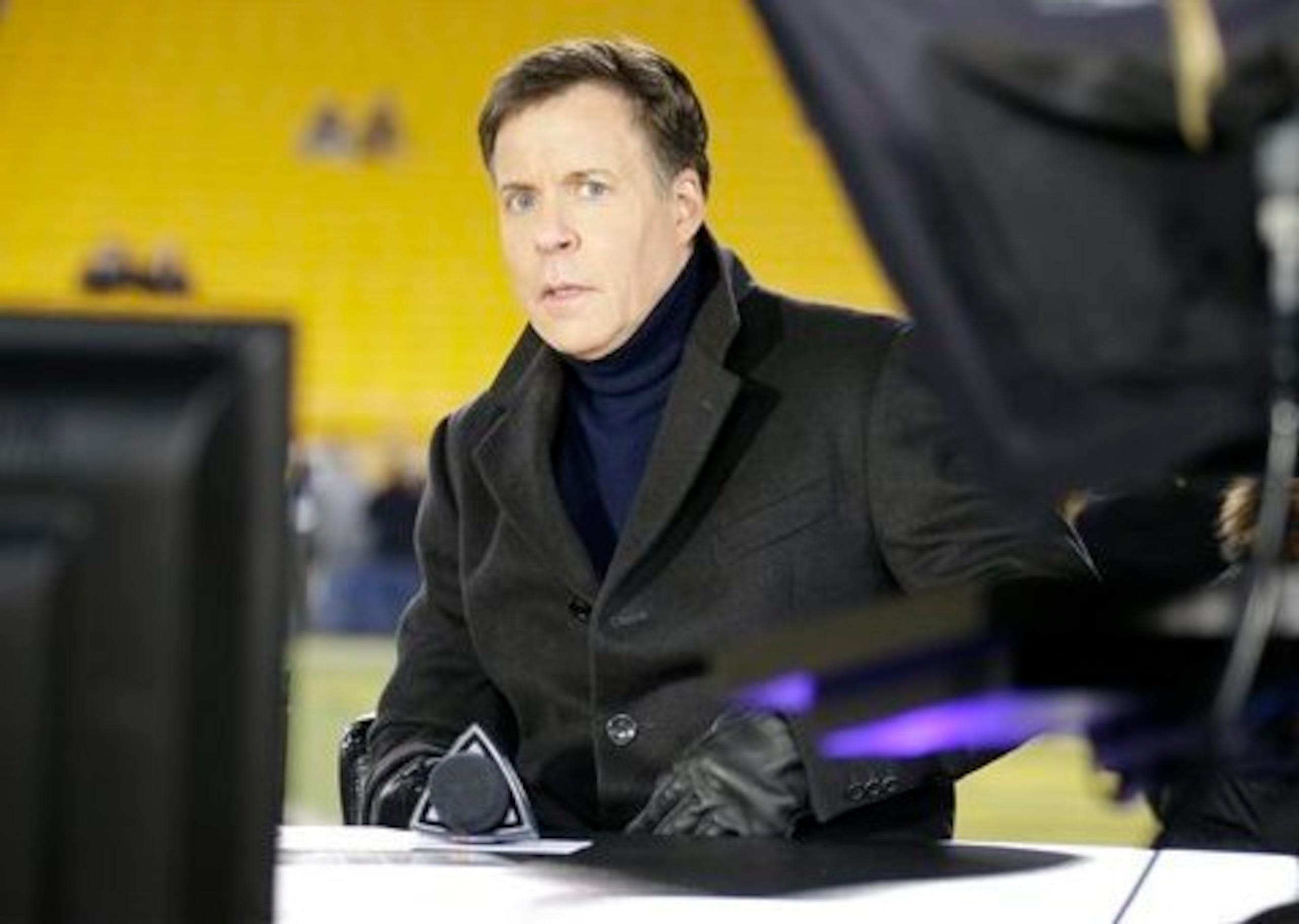 Sports commentator Bob Costas