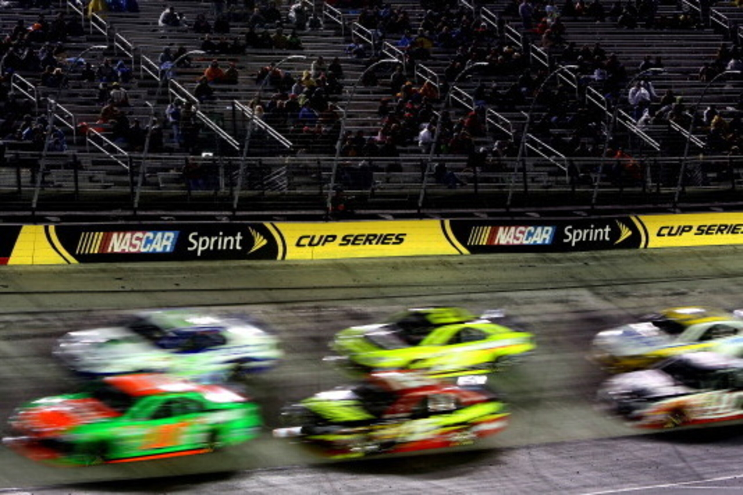 Sprint Cup action at Bristol Motor Speedway