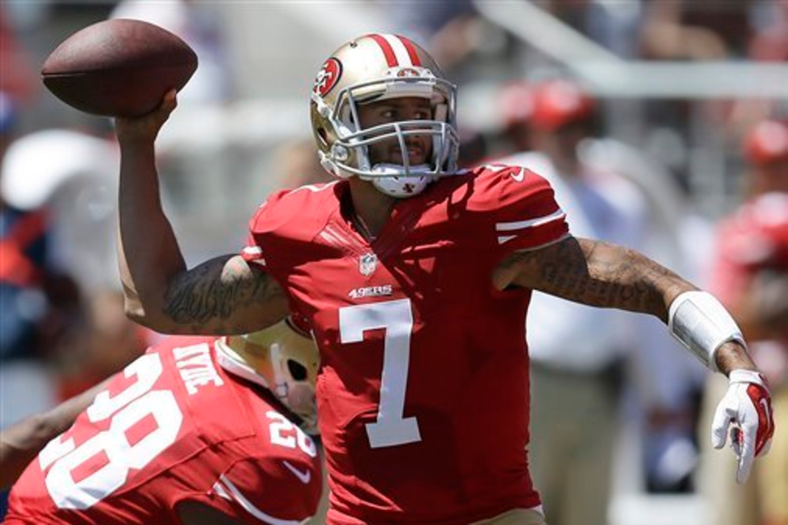 Colin Kaepernick will see more action against San Diego.