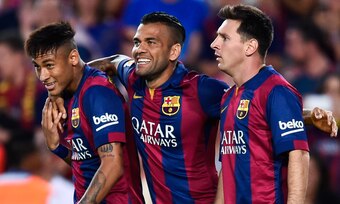 Dani Alves is staying at Barcelona.