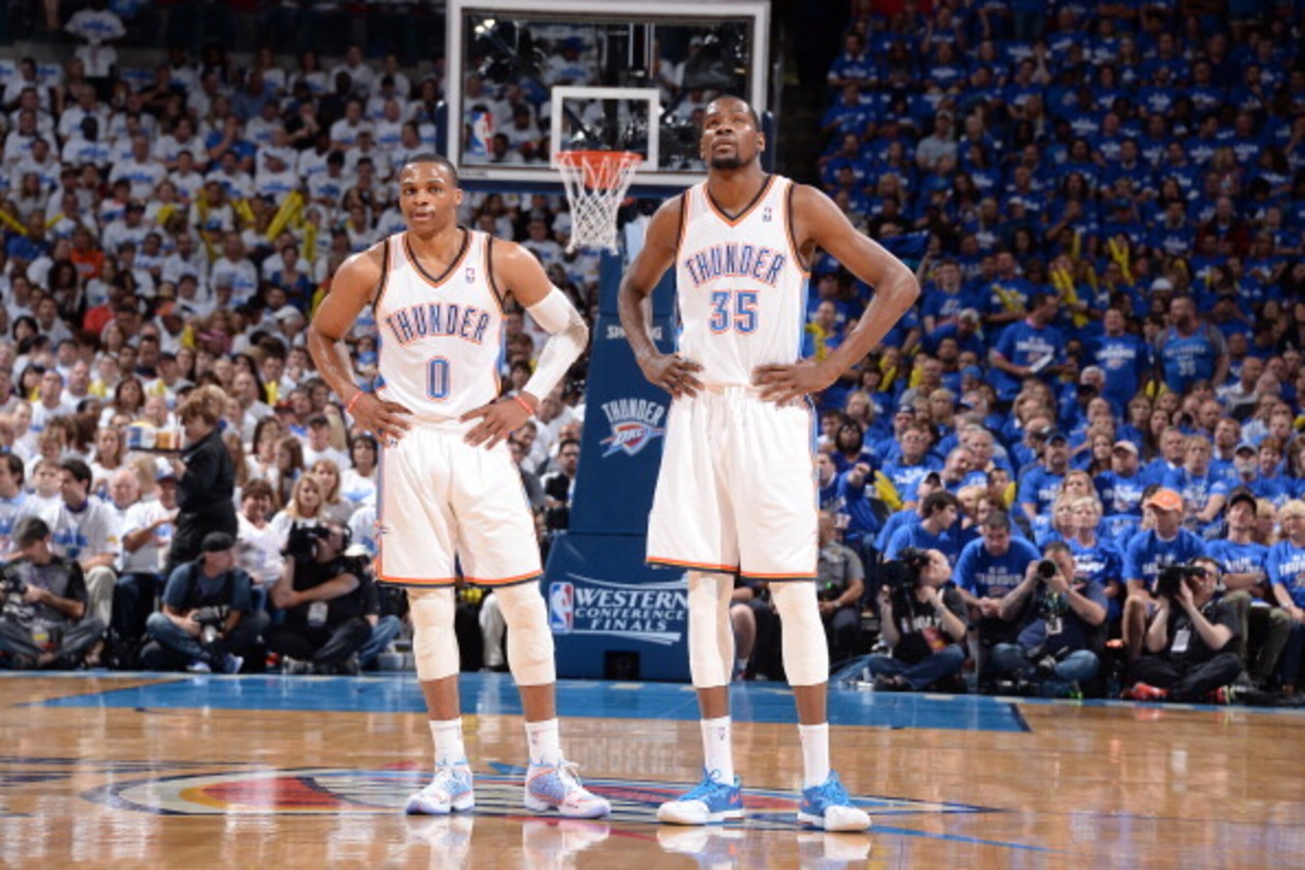 Russell Westbrook and Kevin Durant still don't have a whole lot of help.