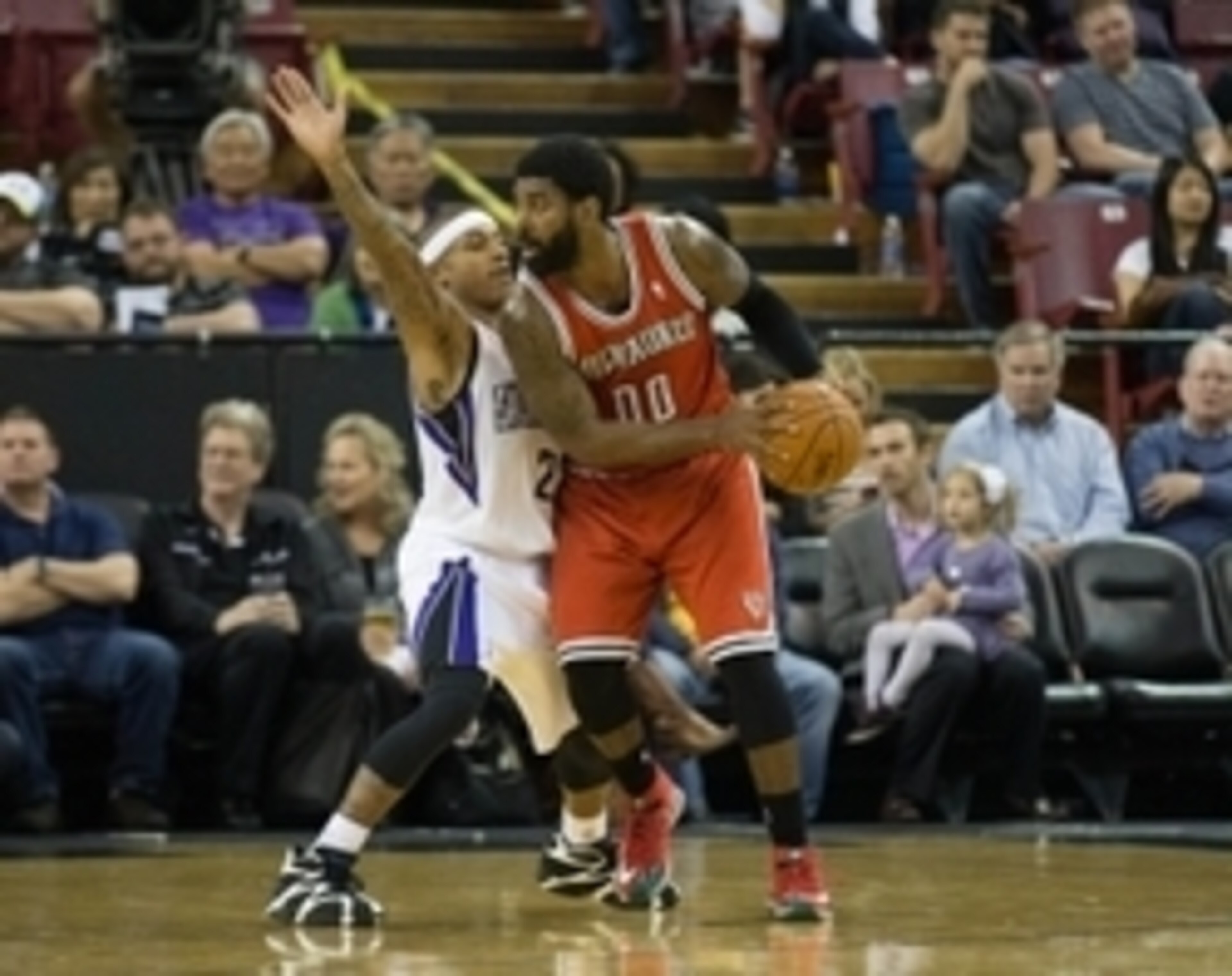 Thomas could body up on bigger players like Milwaukee Bucks shooting guard O.J. Mayo despite being one of the league's smallest point guards.