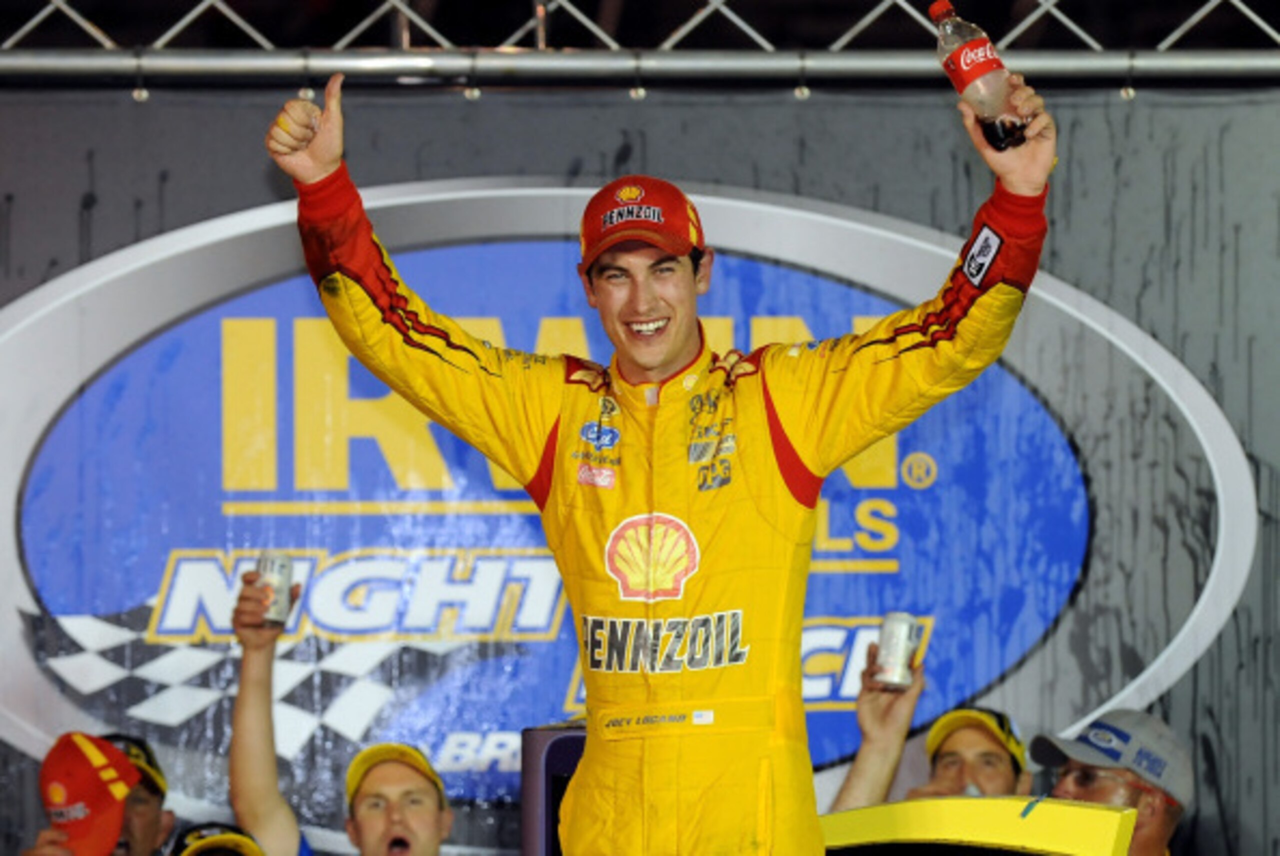 2014 Bristol night race winner Joey Logano