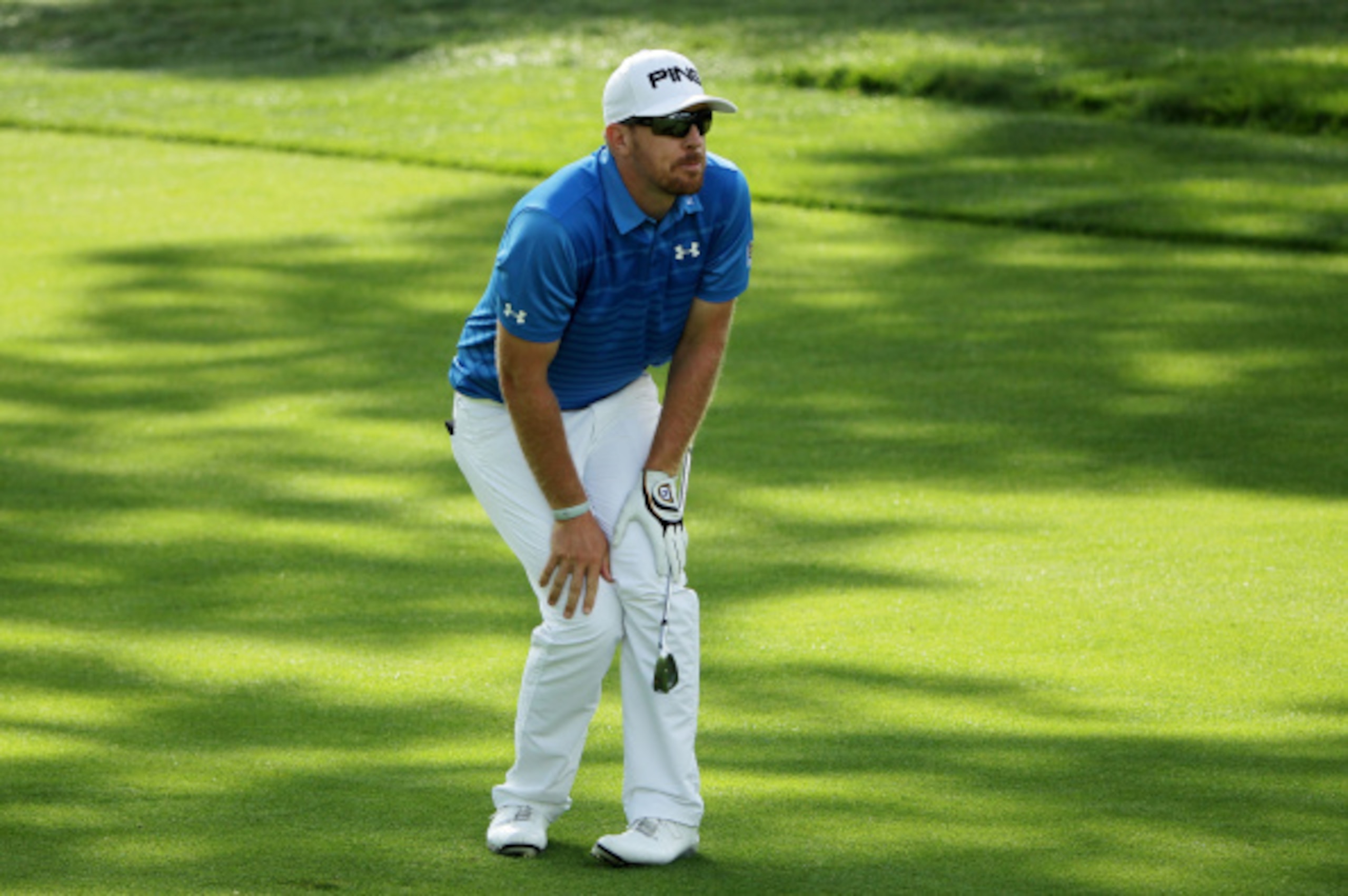 Hunter Mahan is in "hit-it-and-hope" mode this week and next week.