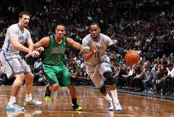 Avery Bradley and Marcus Thornton are just two of Boston's many, many guards.