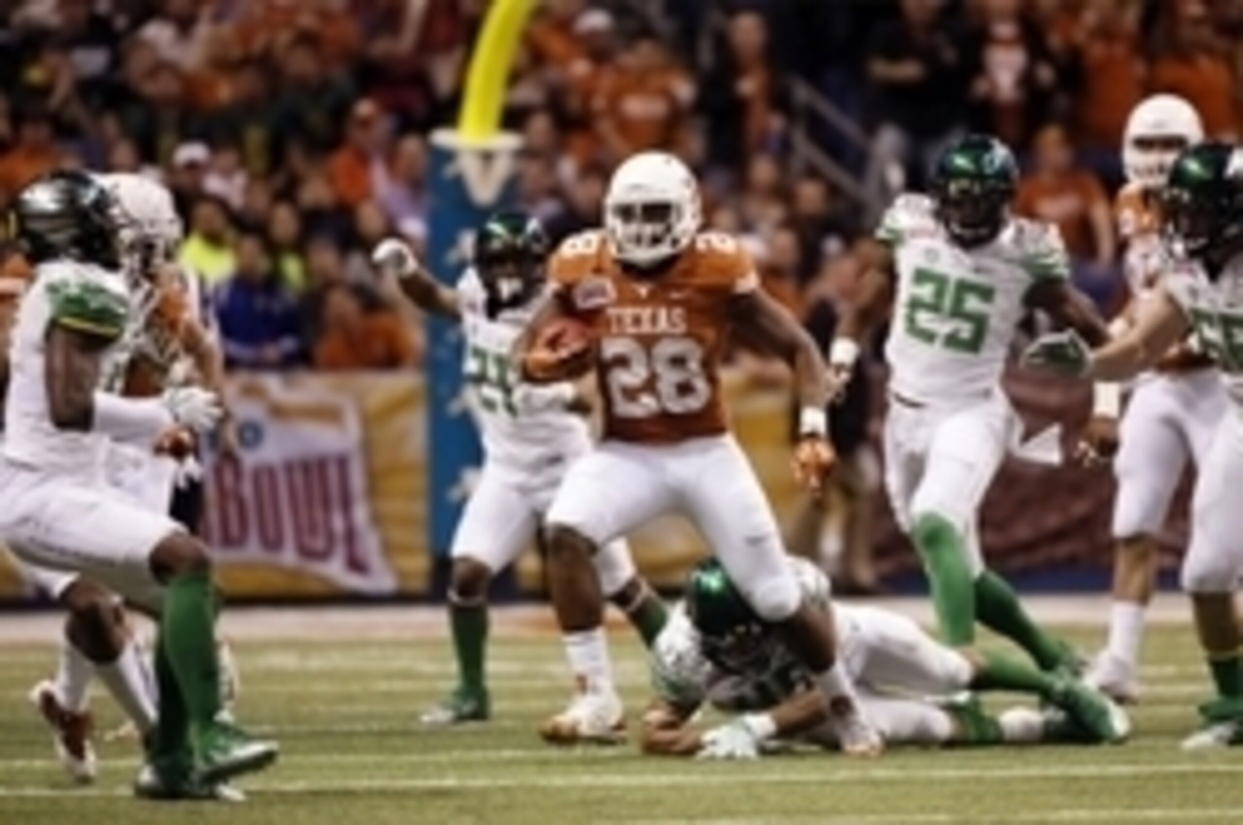 Malcolm Brown, along with Johnathan Gray, will spearhead the conference's best rushing attack.