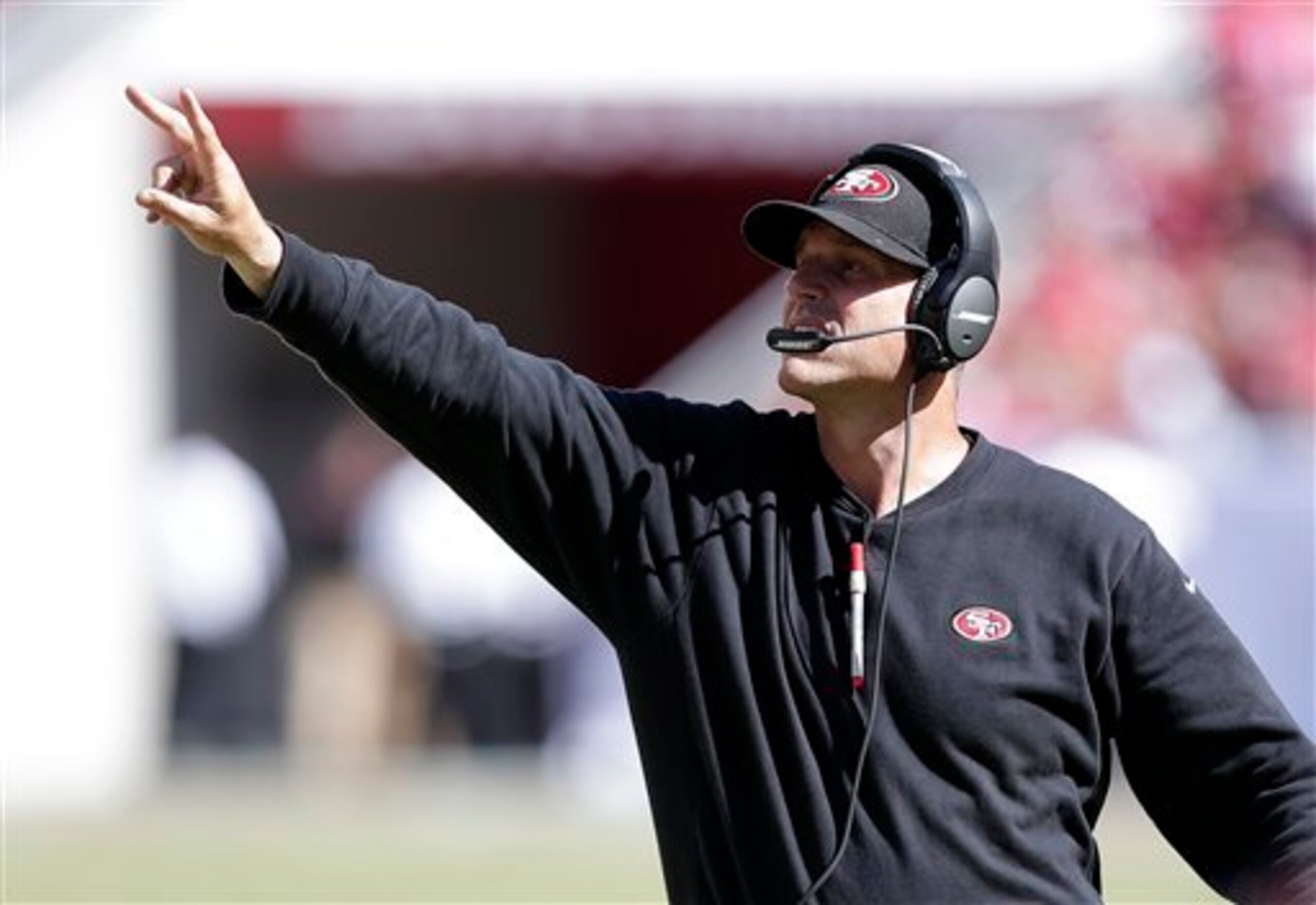 Head coach Jim Harbaugh is still likely holding back for the regular season.