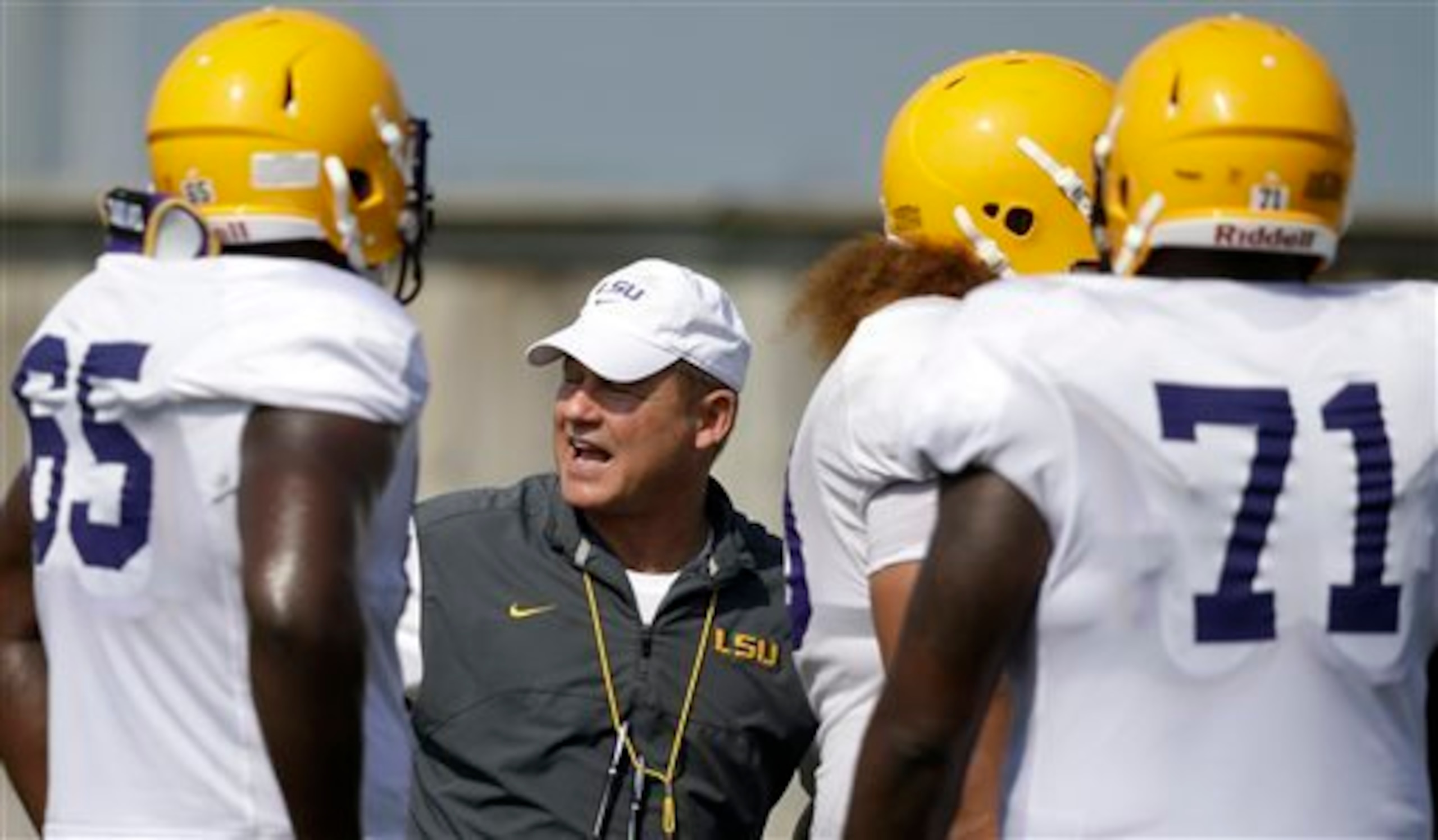 Les Miles hopes to show that LSU reloads rather than rebuilds.