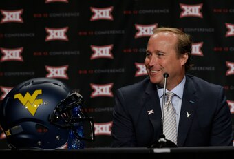 Dana Holgorsen finds himself on the hot seat at West Virginia.