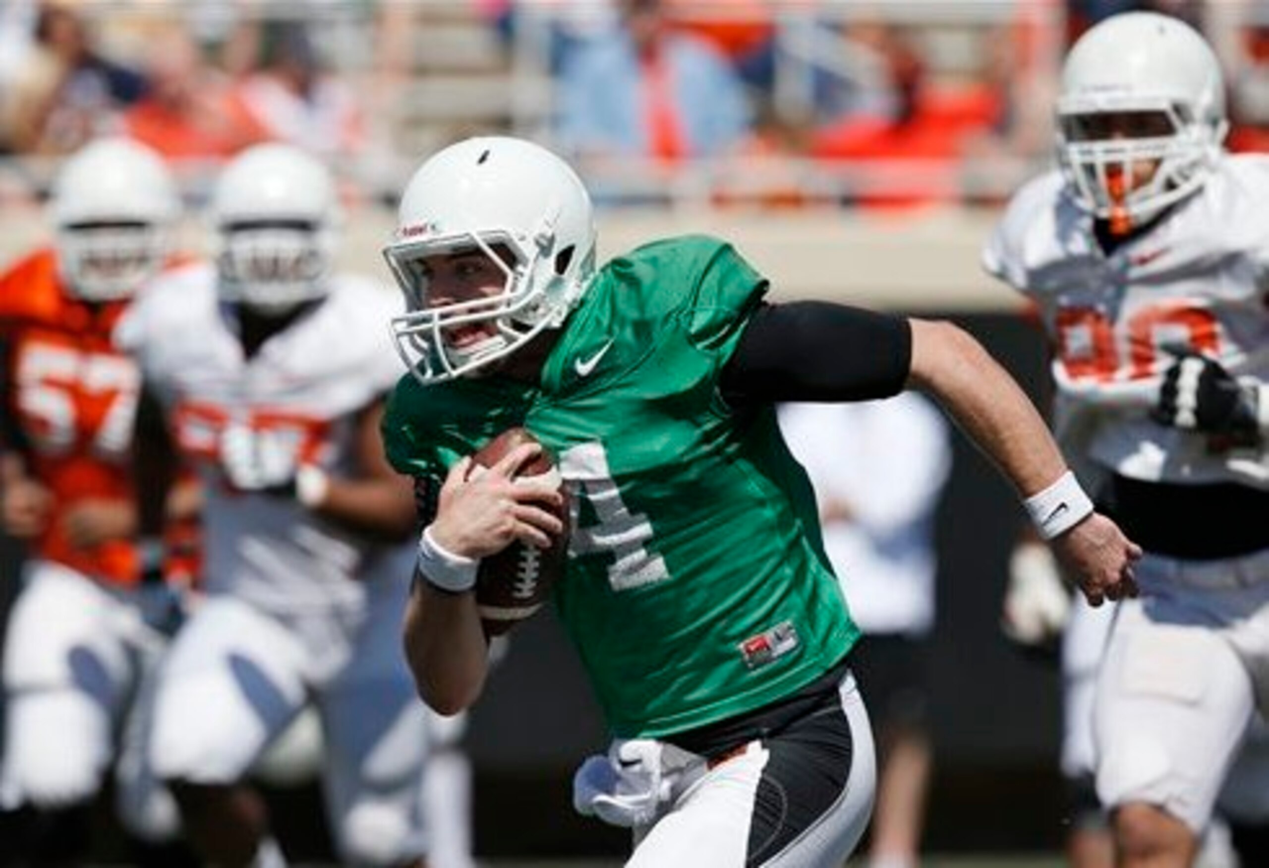 J.W. Walsh is a dual-threat quarterback but he's struggled with accuracy issues the past two seasons.