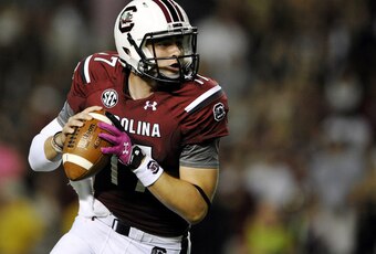South Carolina senior quarterback Dylan Thompson