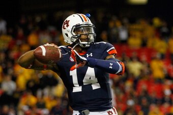 Auburn senior quarterback Nick Marshall