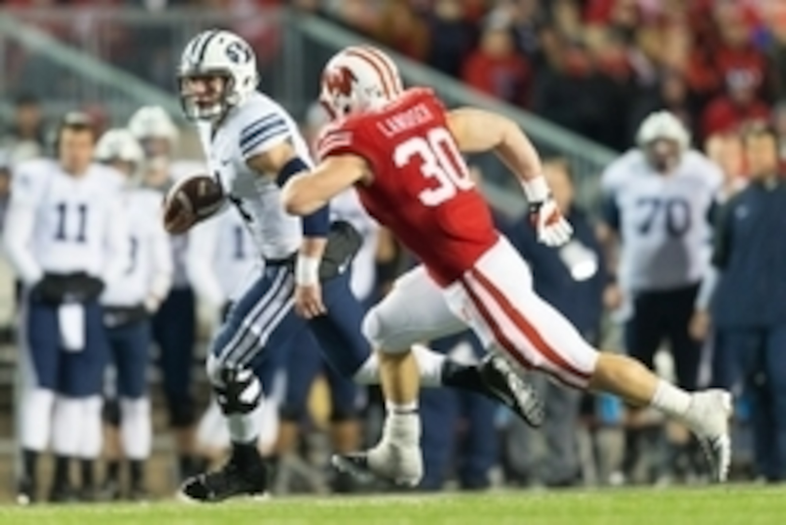 Derek Landisch isn't trying to be Chris Borland, but he might need to be.