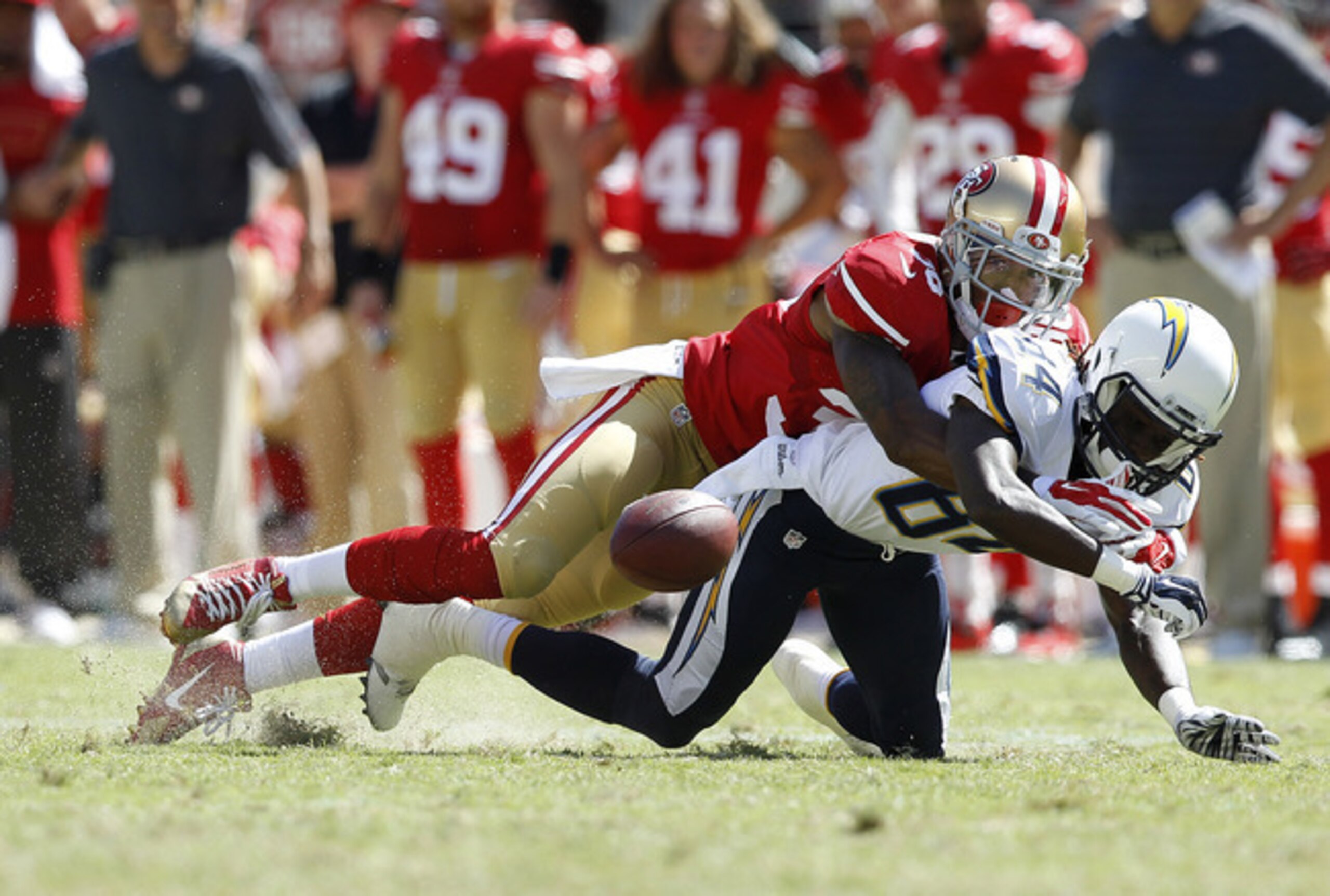 Tevin Reese failed to separate consistently from 49ers defensive backs.