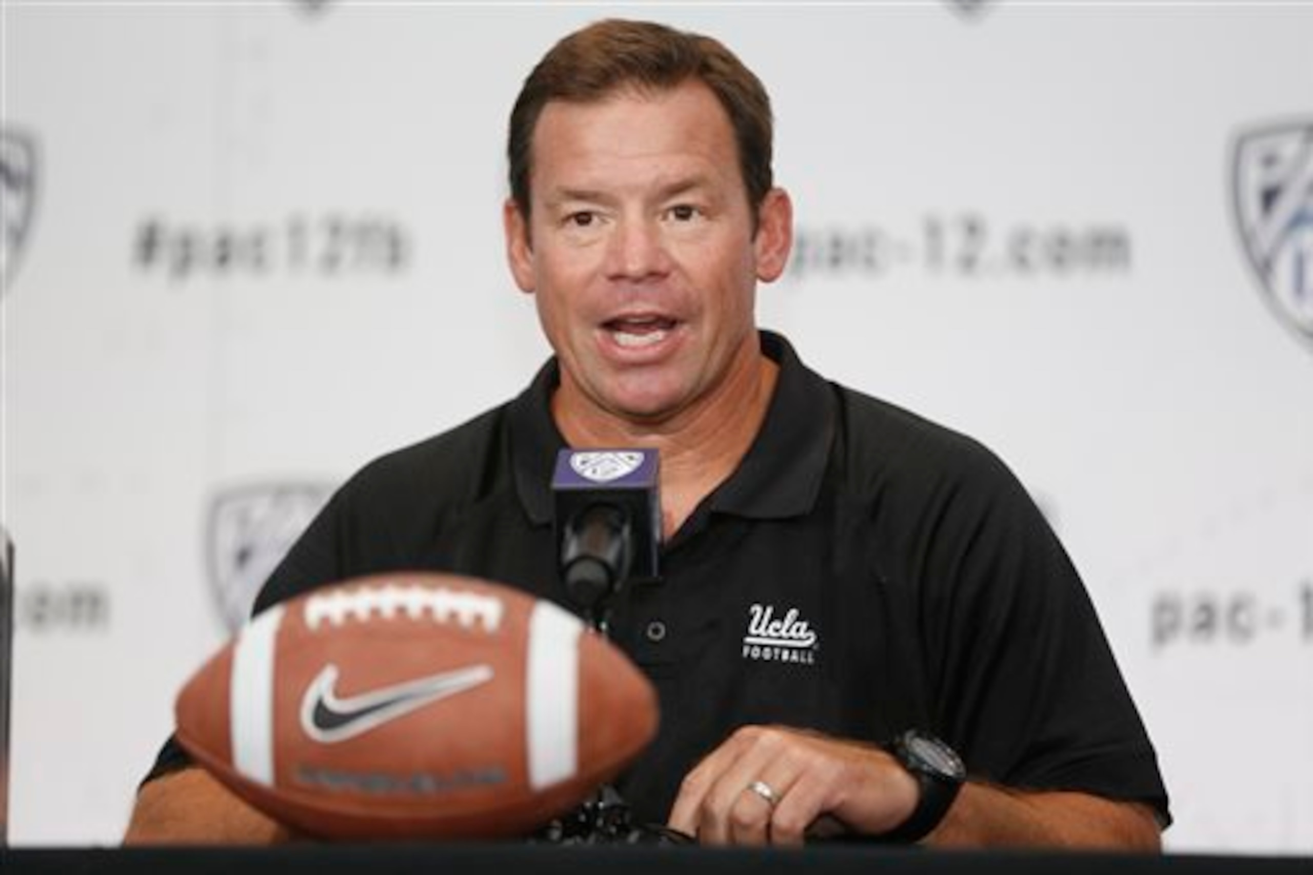 UCLA head coach Jim Mora UCLA head coach Jim Mora