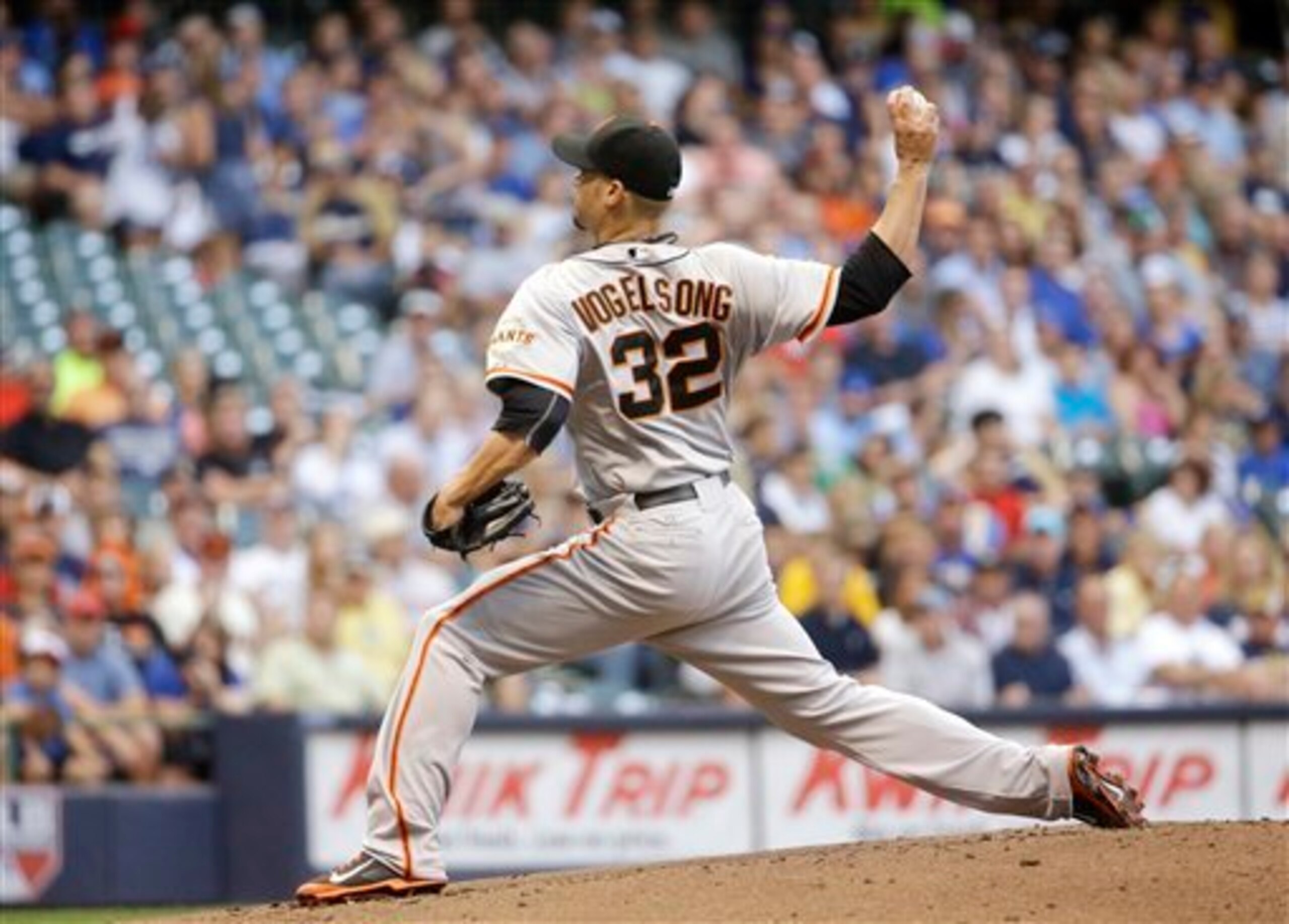 Ryan Vogelsong has had a solid year for the Giants. Ryan Vogelsong has had a solid year for the Giants.
