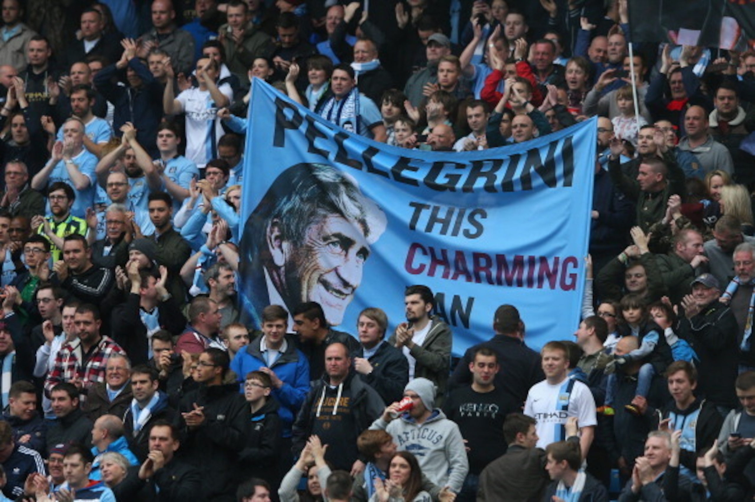 City supporters cannot love Pellegrini more than they do now.