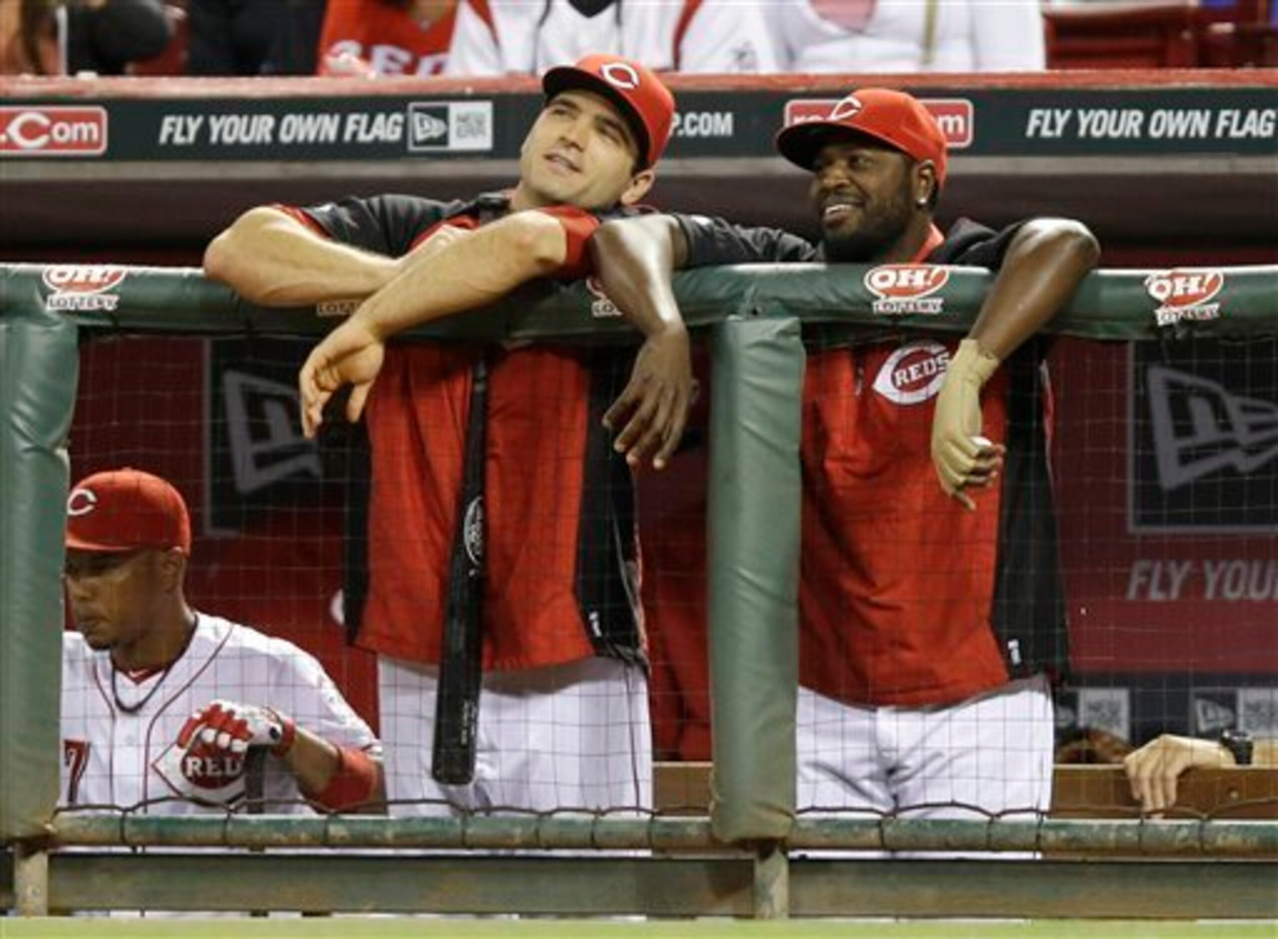Joey Votto and Brandon Phillips