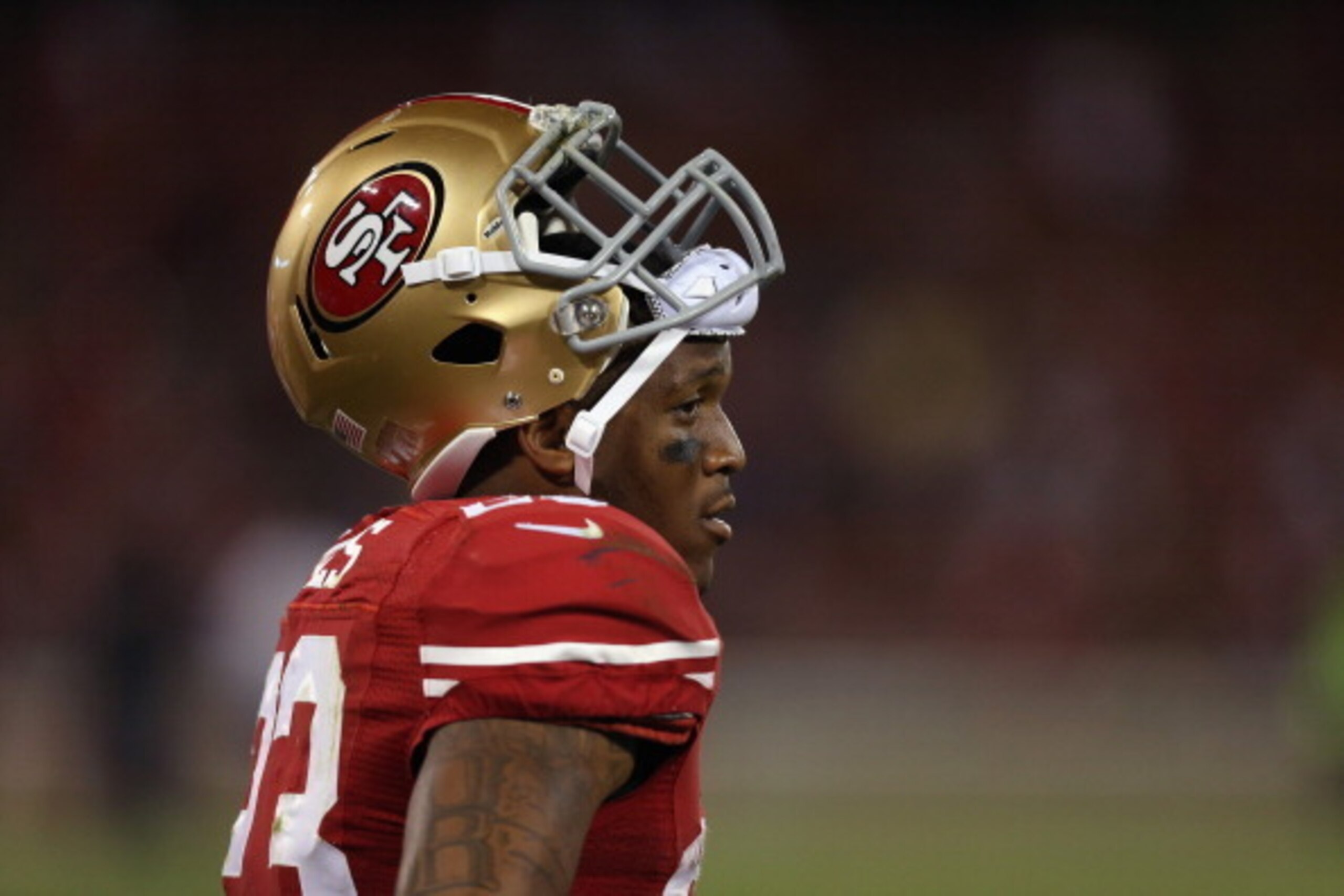 SAN FRANCISCO, CA - OCTOBER 06: Running back LaMichael James #23 of the San Francisco 49ers looks on against the Houston Texans at Candlestick Park on October 6, 2013 in San Francisco, California. (Photo by Jeff Gross/Getty Images) SAN FRANCISCO, CA - OCTOBER 06: Running back LaMichael James #23 of the San Francisco 49ers looks on against the Houston Texans at Candlestick Park on October 6, 2013 in San Francisco, California. (Photo by Jeff Gross/Getty Images)