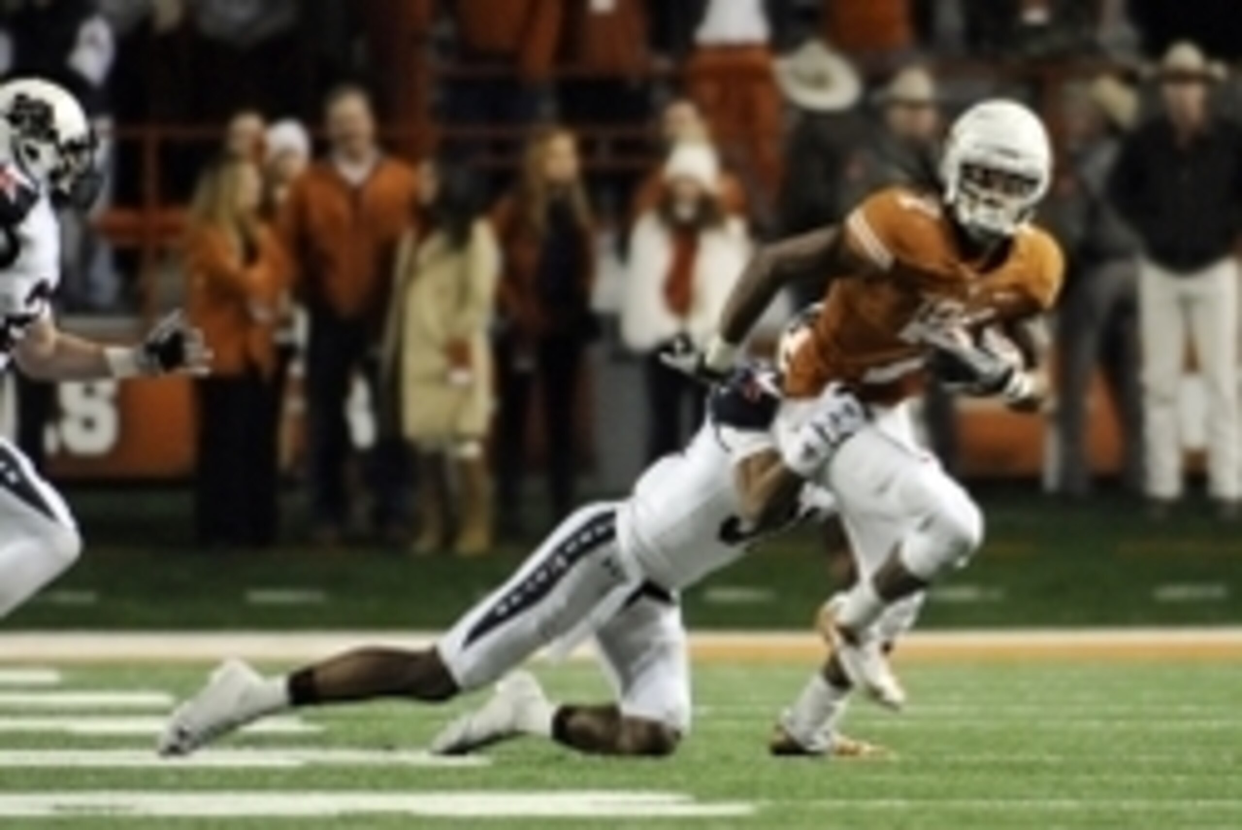 Wideout Marcus Johnson is one of Texas' prime breakout candidates for 2014.