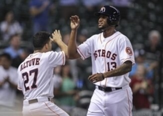 Still in search of his first MLB hit after a pair of brief stints with the Astros, Domingo Santana should get another shot in September.