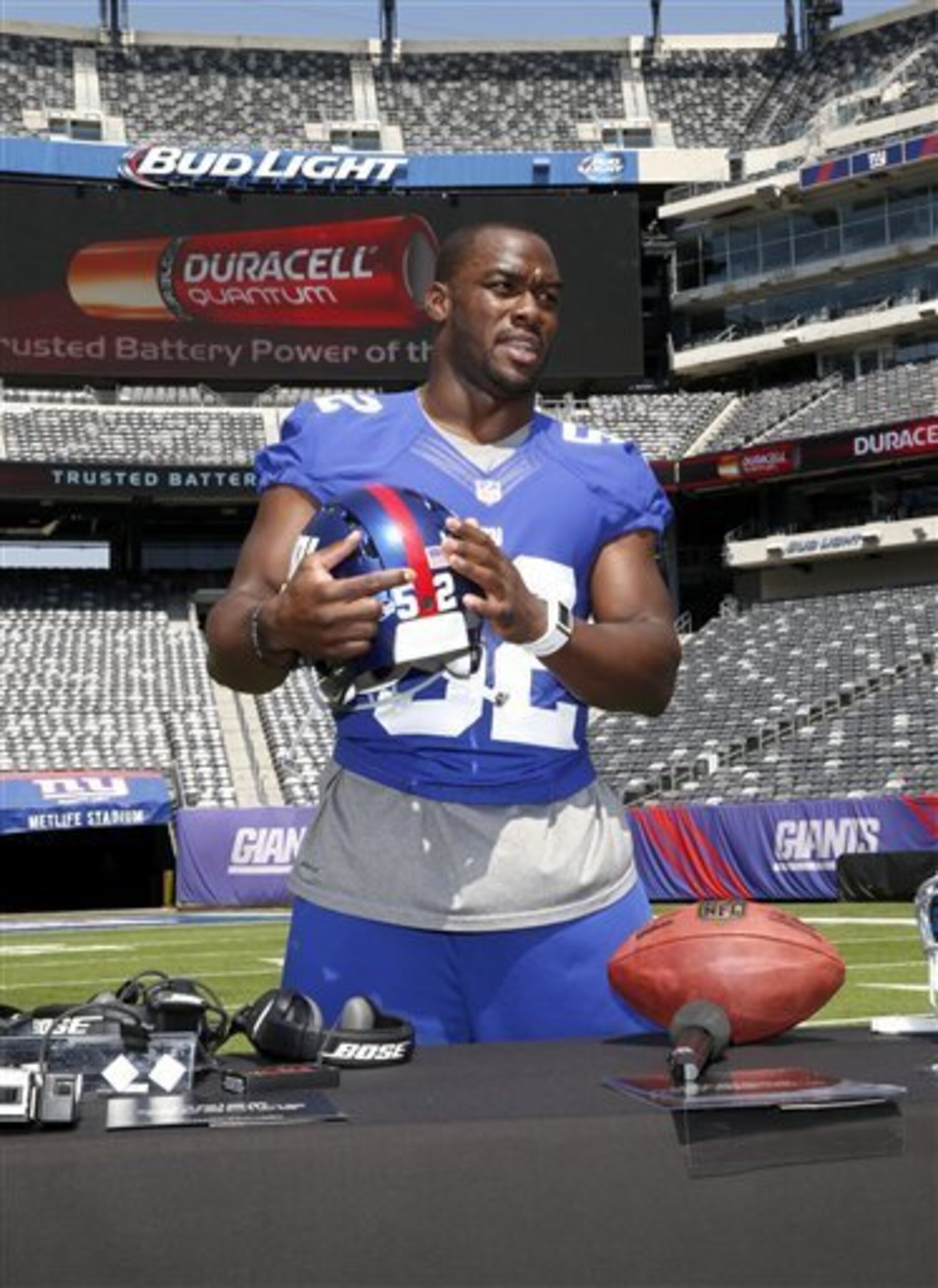Jon Beason is ready to put his helmet on again after spending the summer on the PUP list.