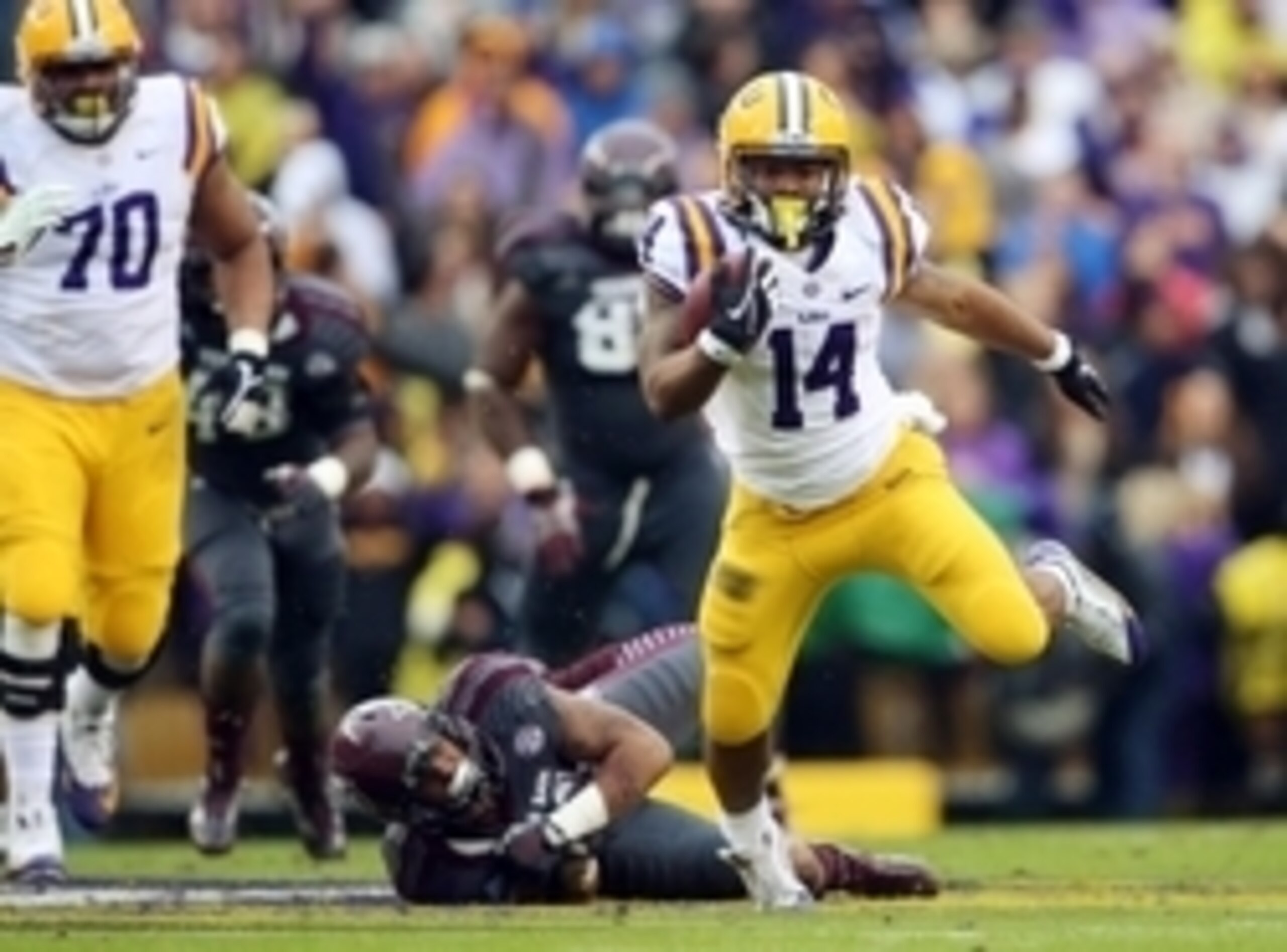 LSU senior running back Terrence Magee