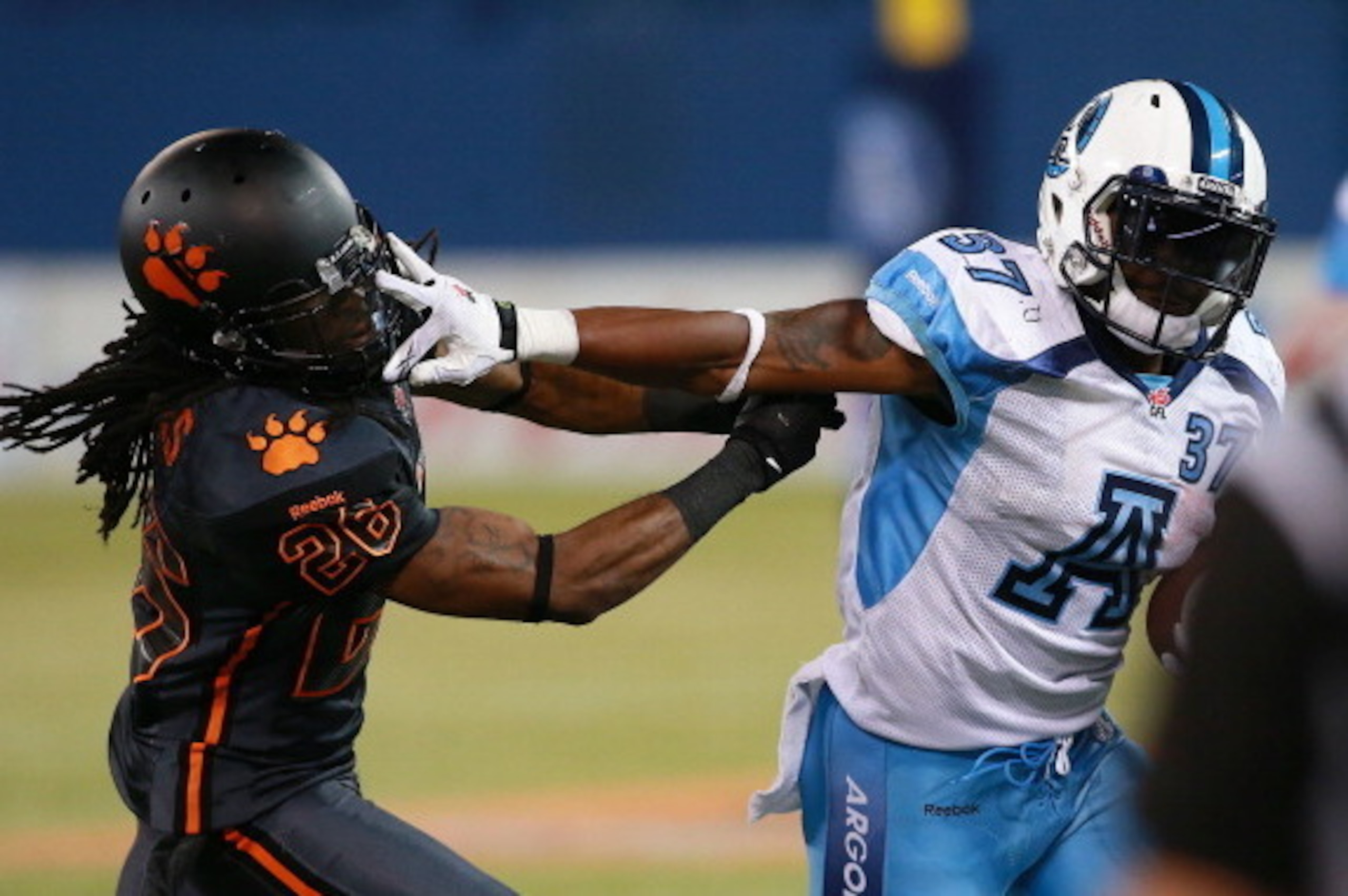 The BC Lions and Toronto Argonauts have both now played games in their Signature uniforms.