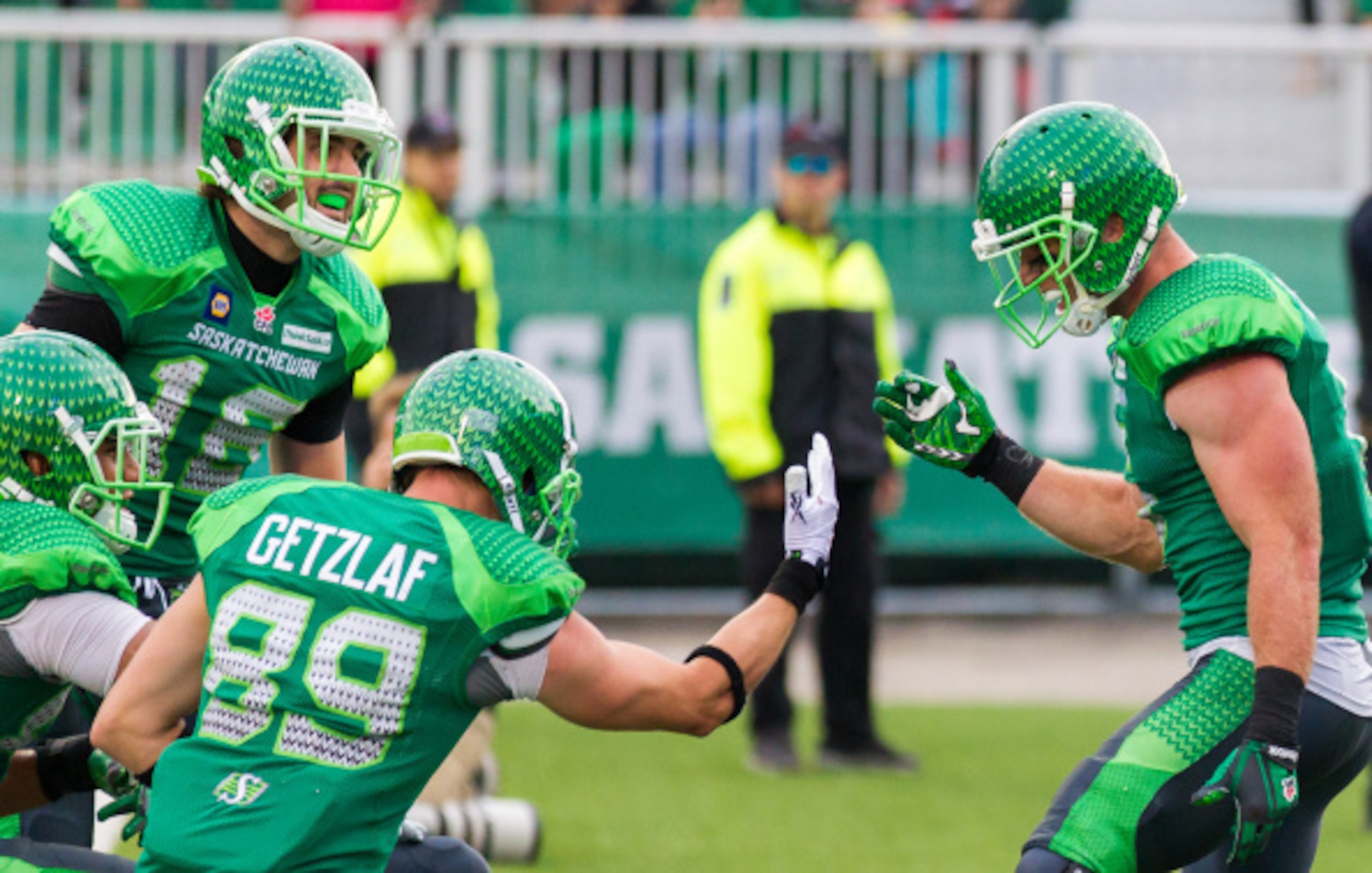 The Roughriders gear pays homage to their fans' watermelon obsession.