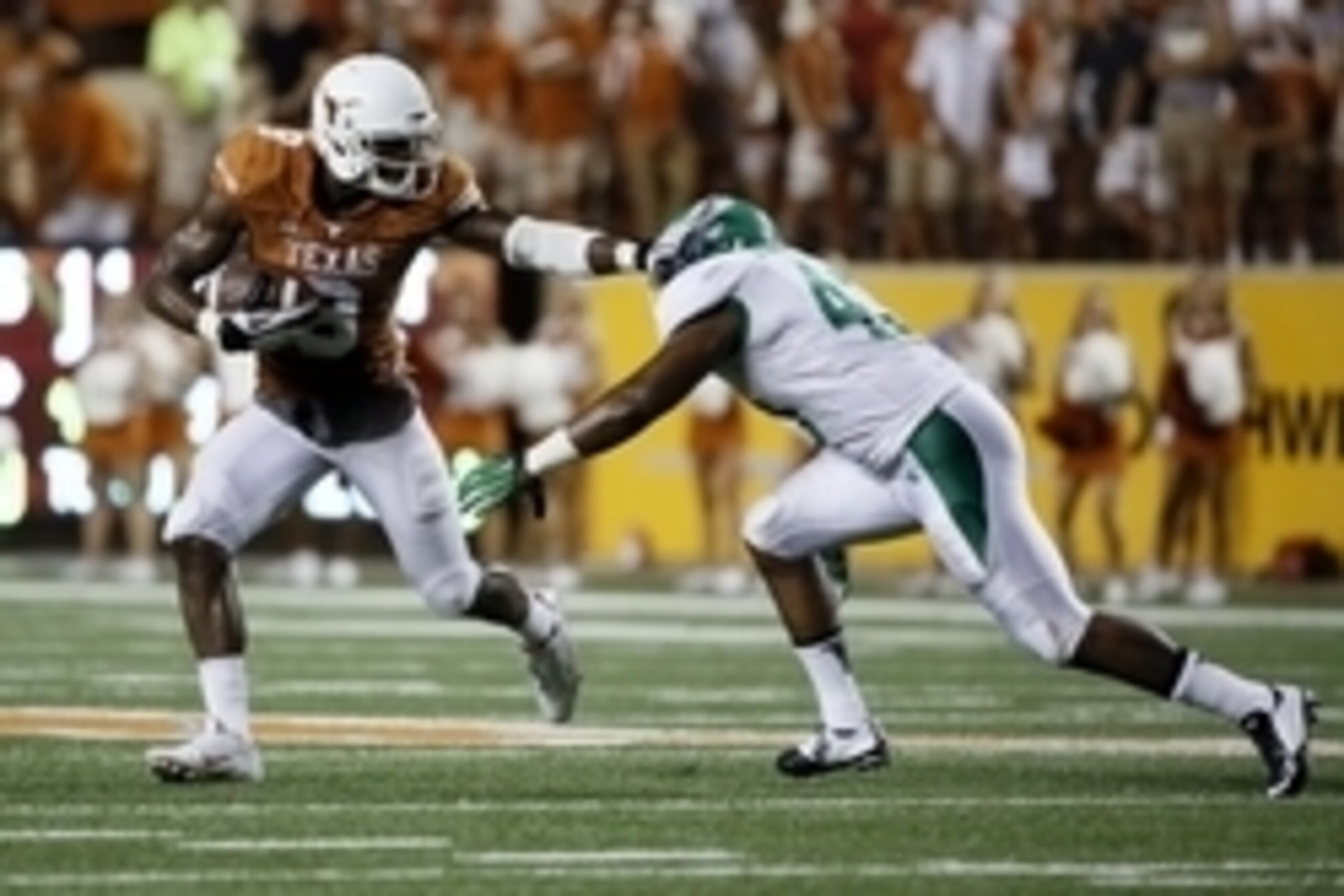 John Harris was a bright spot among Texas' struggling new starters.