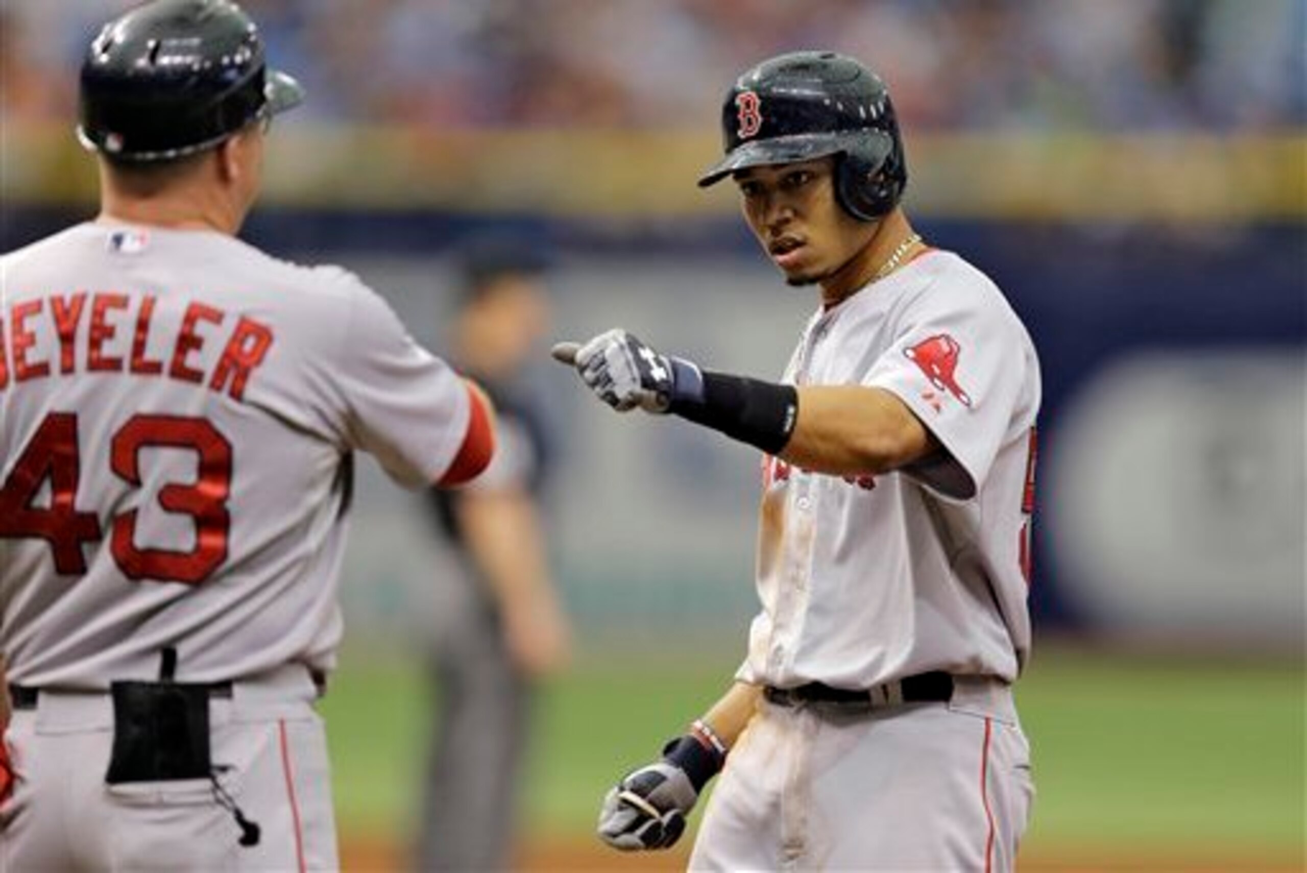 In his third stint with the Red Sox, top prospect Mookie Betts has started to find his rhythm.