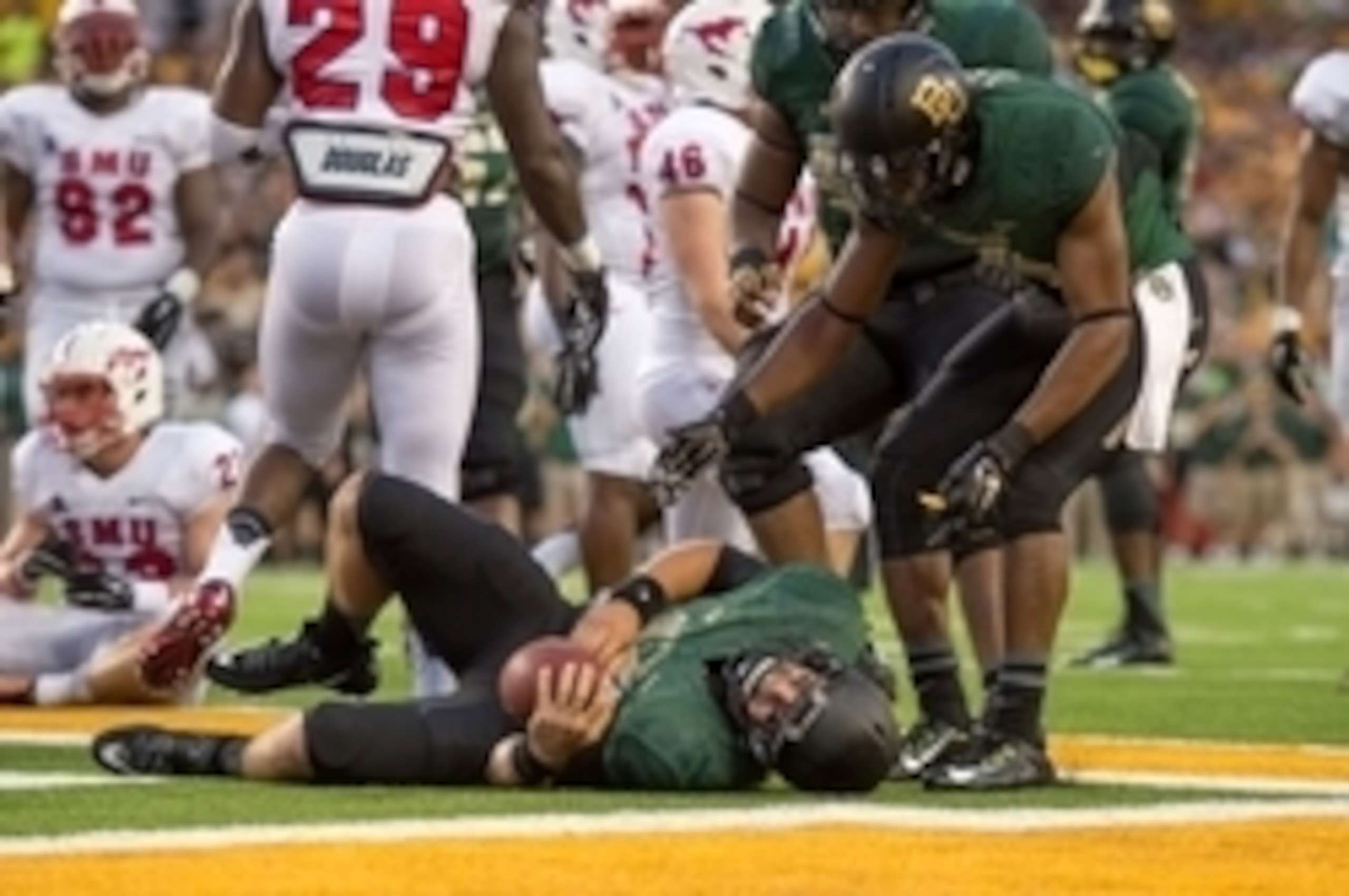 Arguably the best senior quarterback in college football, Bryce Petty, went down with an injury Sunday.