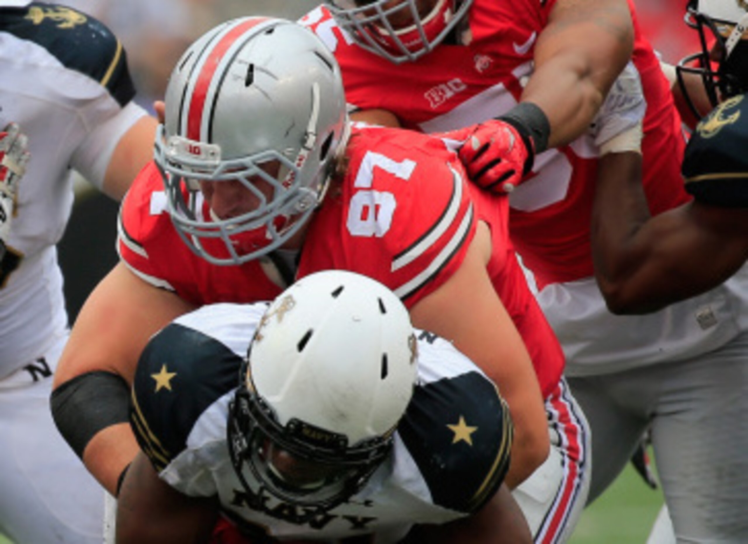 Joey Bosa is an Ohio State player to keep an eye on Saturday. Joey Bosa is an Ohio State player to keep an eye on Saturday.