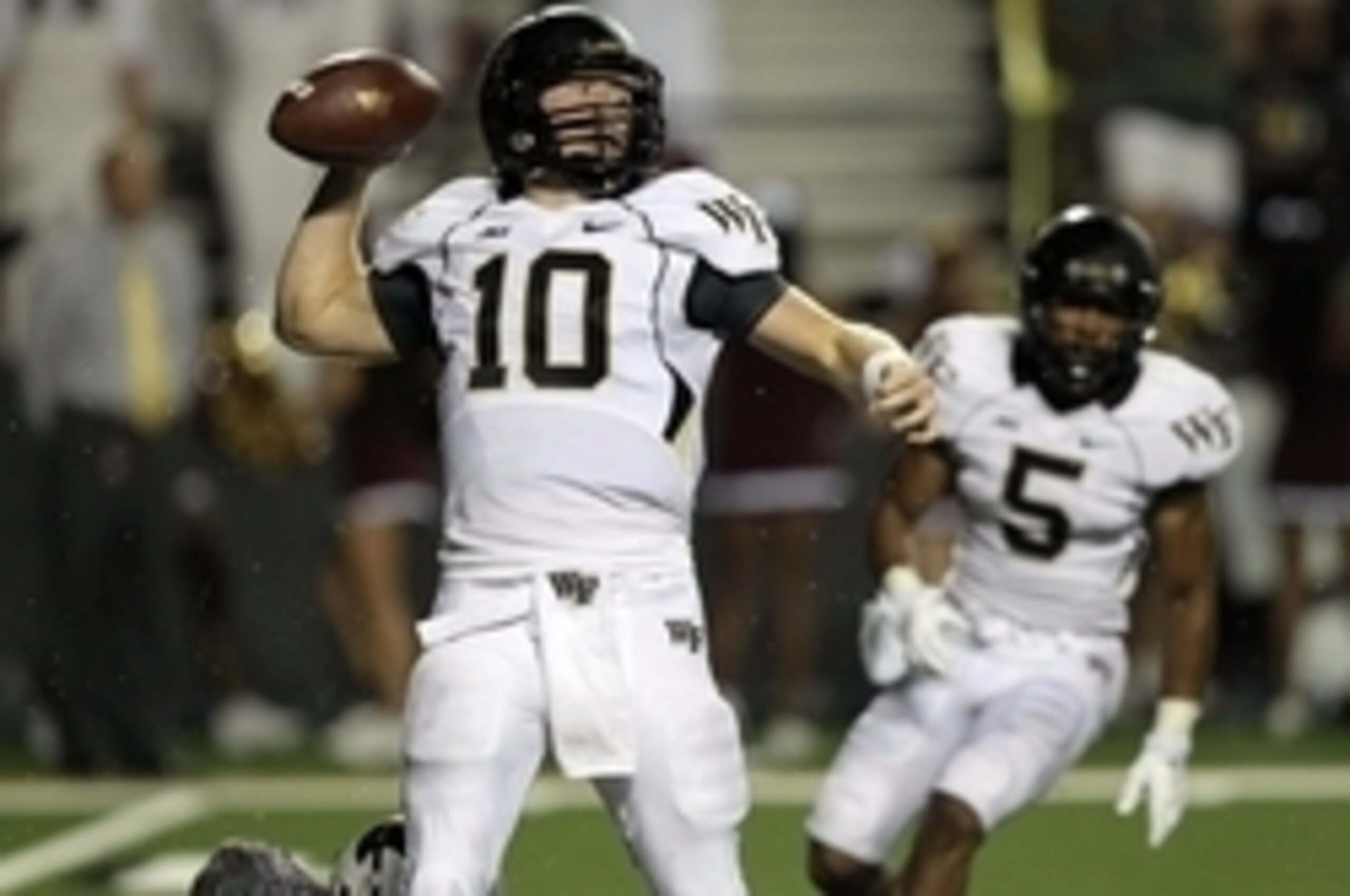 John Wolford had a forgettable debut for Wake Forest Thursday.
