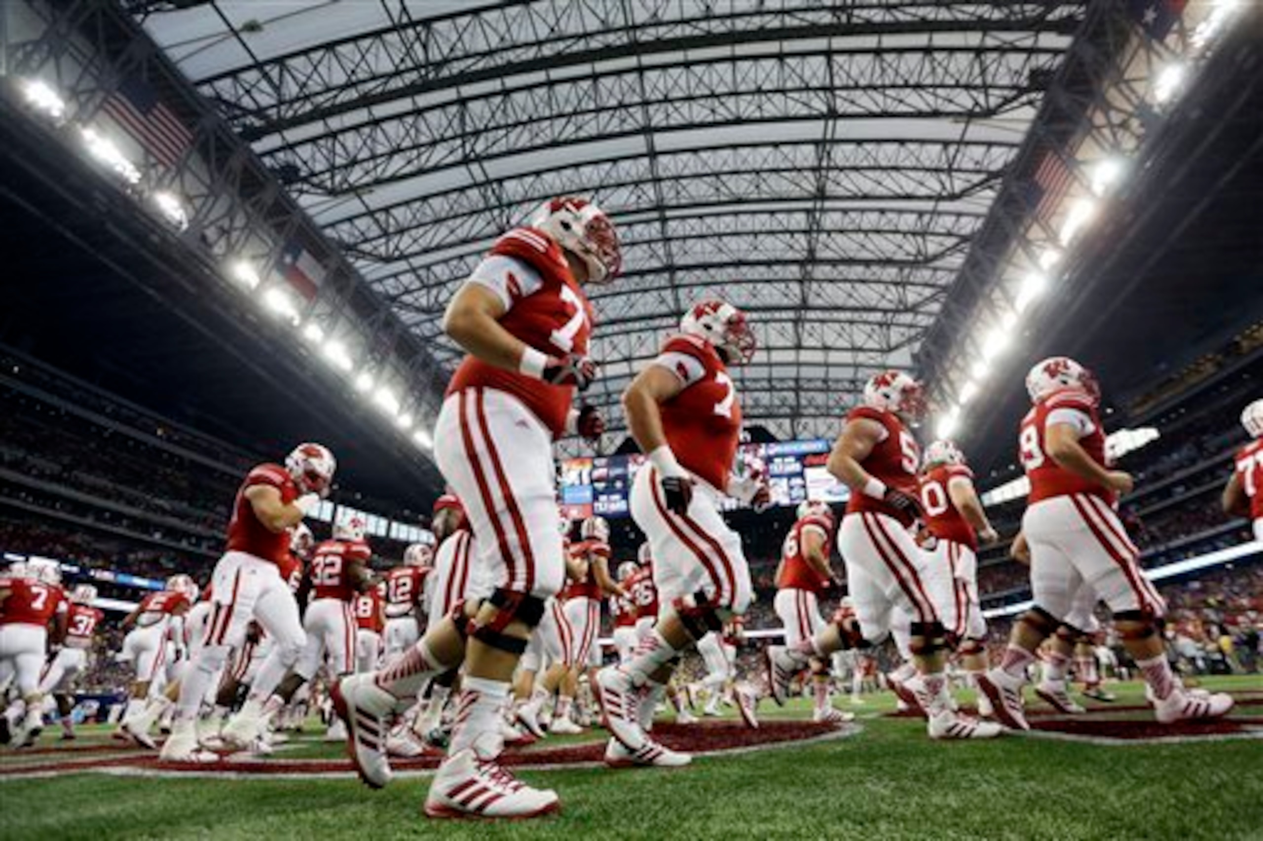 With 14 new starters, the Badgers suffered through some growing pains in their loss to LSU in Houston. With 14 new starters, the Badgers suffered through some growing pains in their loss to LSU in Houston.