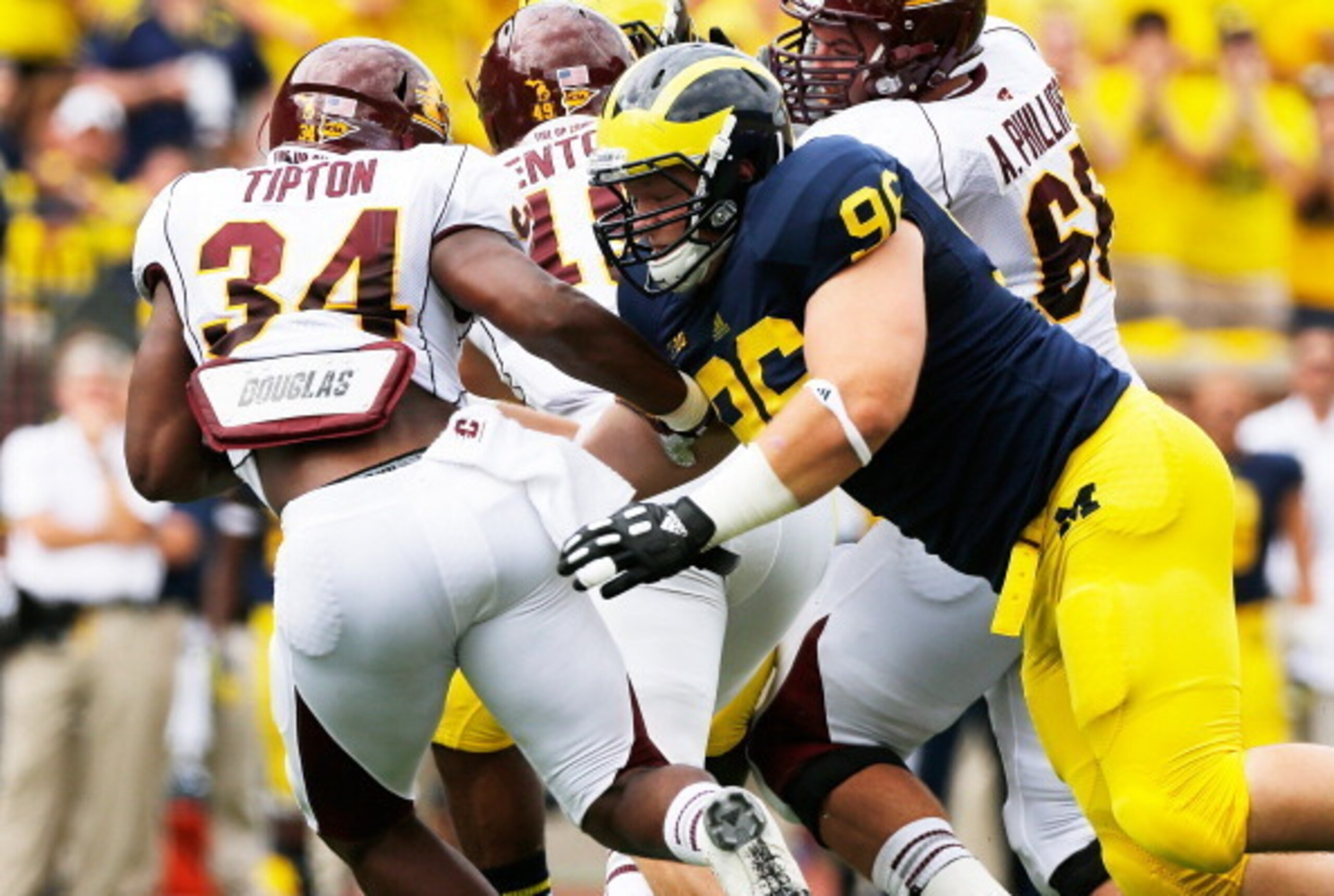 Ryan Glasgow's part of a developing defensive front. Ryan Glasgow's part of a developing defensive front.