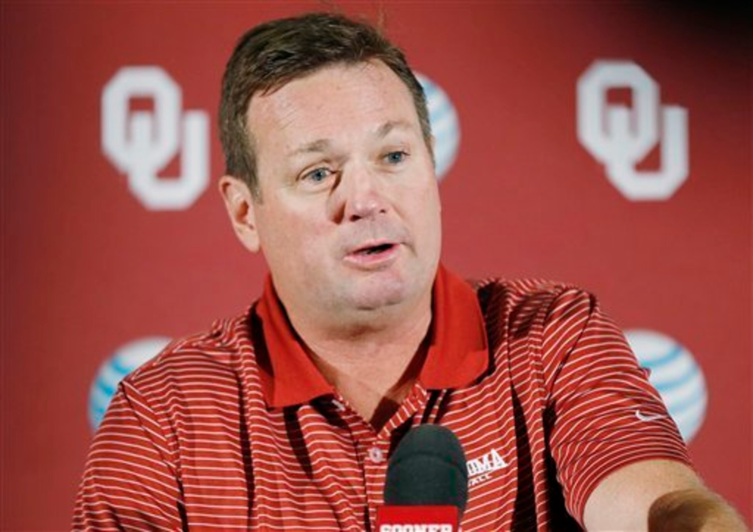Stoops and the Sooners had some words about facing Tulsa.