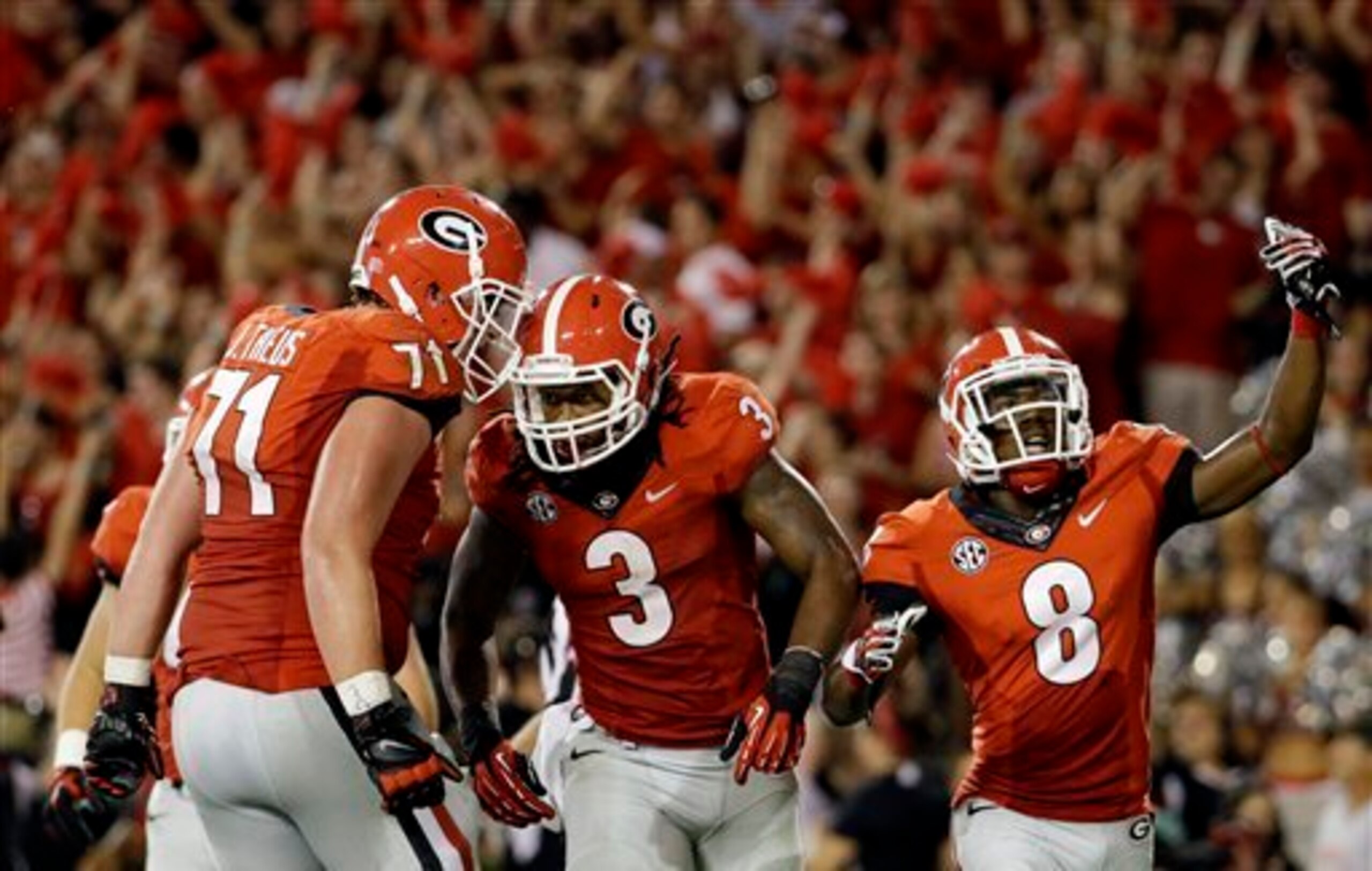 Todd Gurley and Georgia look like a power, but a visit from Auburn looms in November.