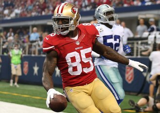 Vernon Davis accounted for two of San Francisco's three offensive touchdowns.