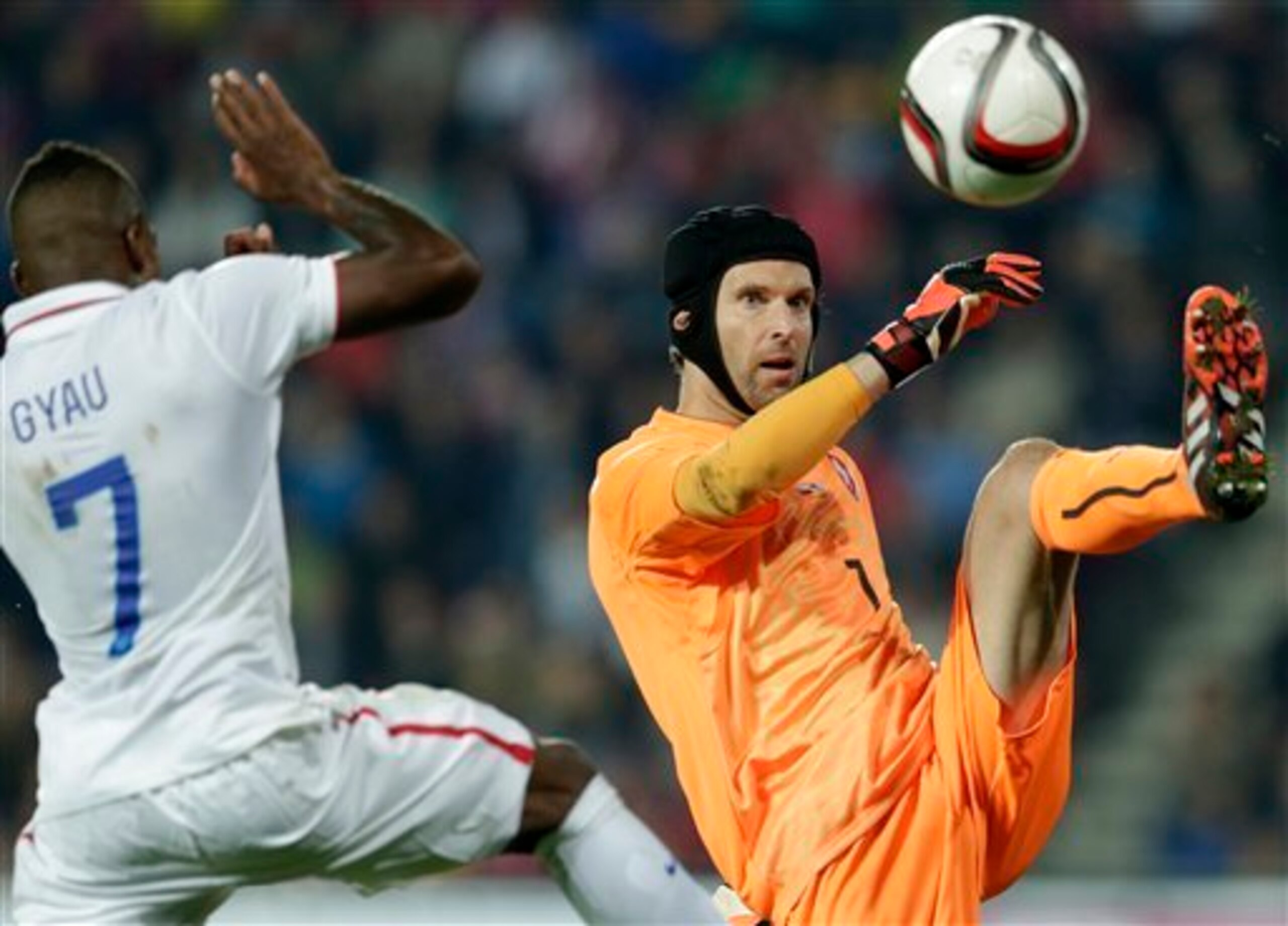 Cech's error produced the only goal of the match.
