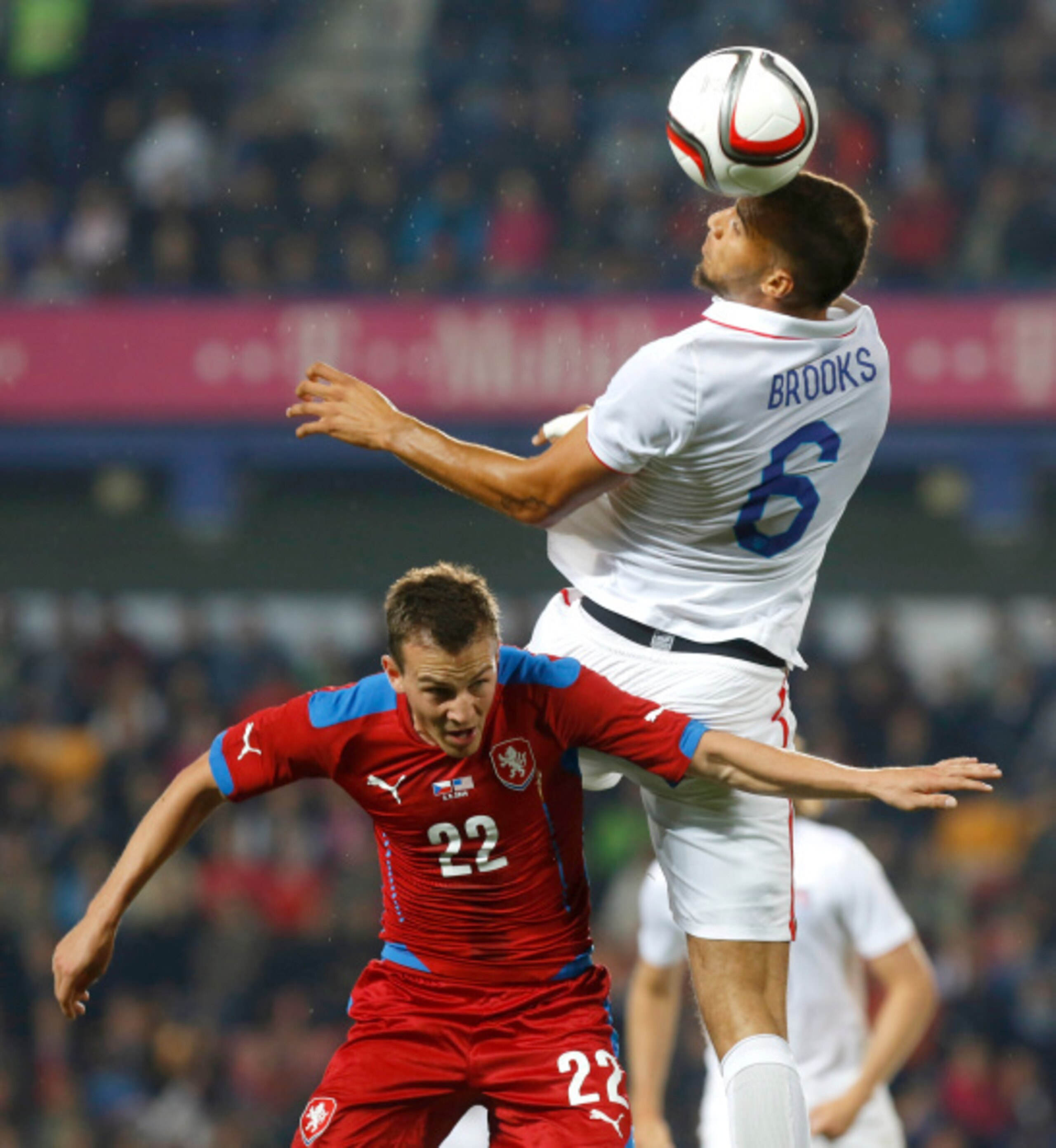 Brooks is a monster on the American back line.