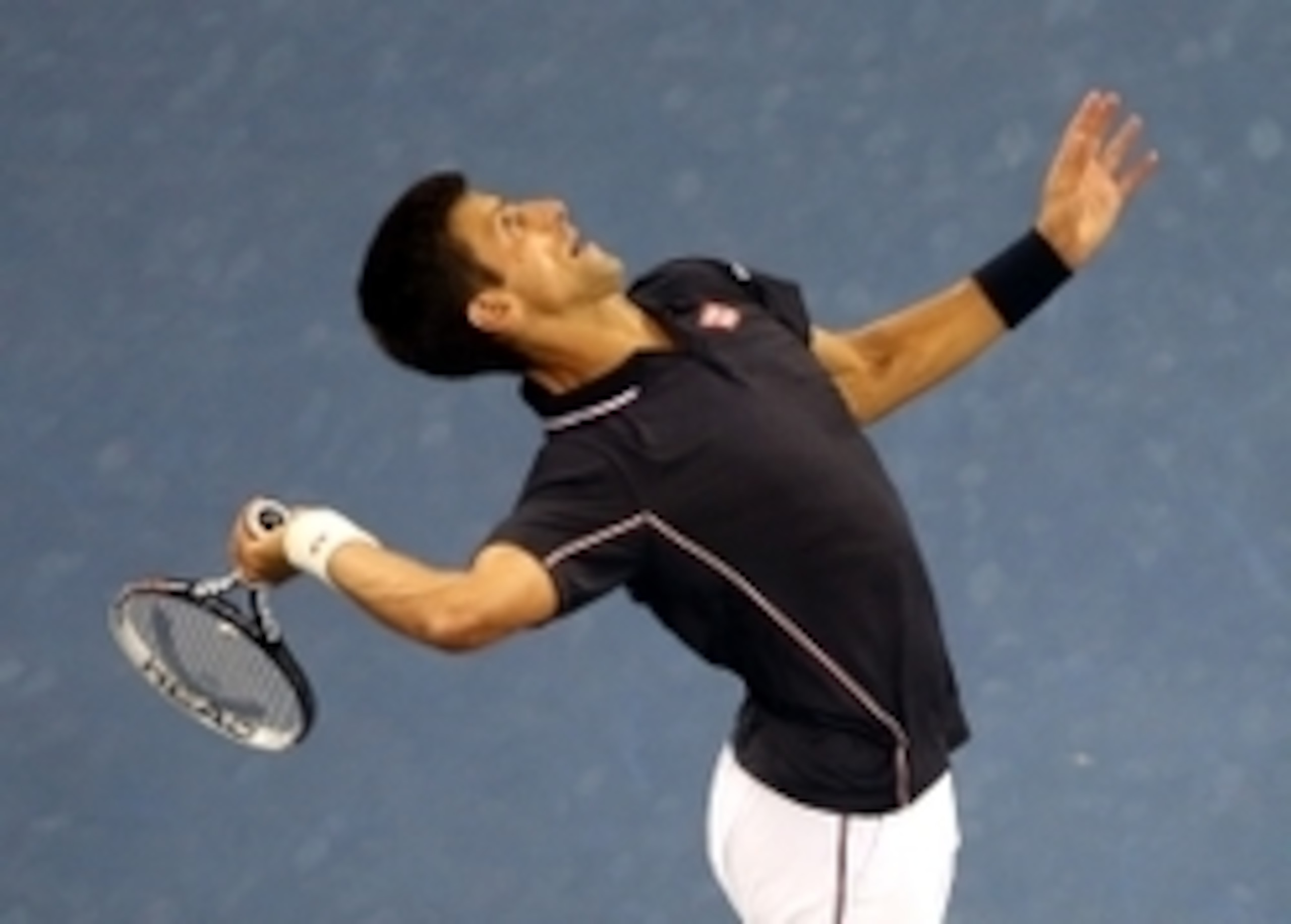 Novak Djokovic during his match against Andy Murray in the quarterfinals of the 2014 U.S. Open.