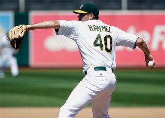 Jason Hammel came to Oakland before the trade deadline, along with Jeff Samardzija.