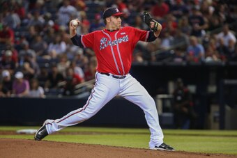 Aaron Harang has won 10 games for the Braves.