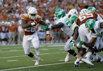 Texas senior running back Malcolm Brown against North Texas on Aug. 30.