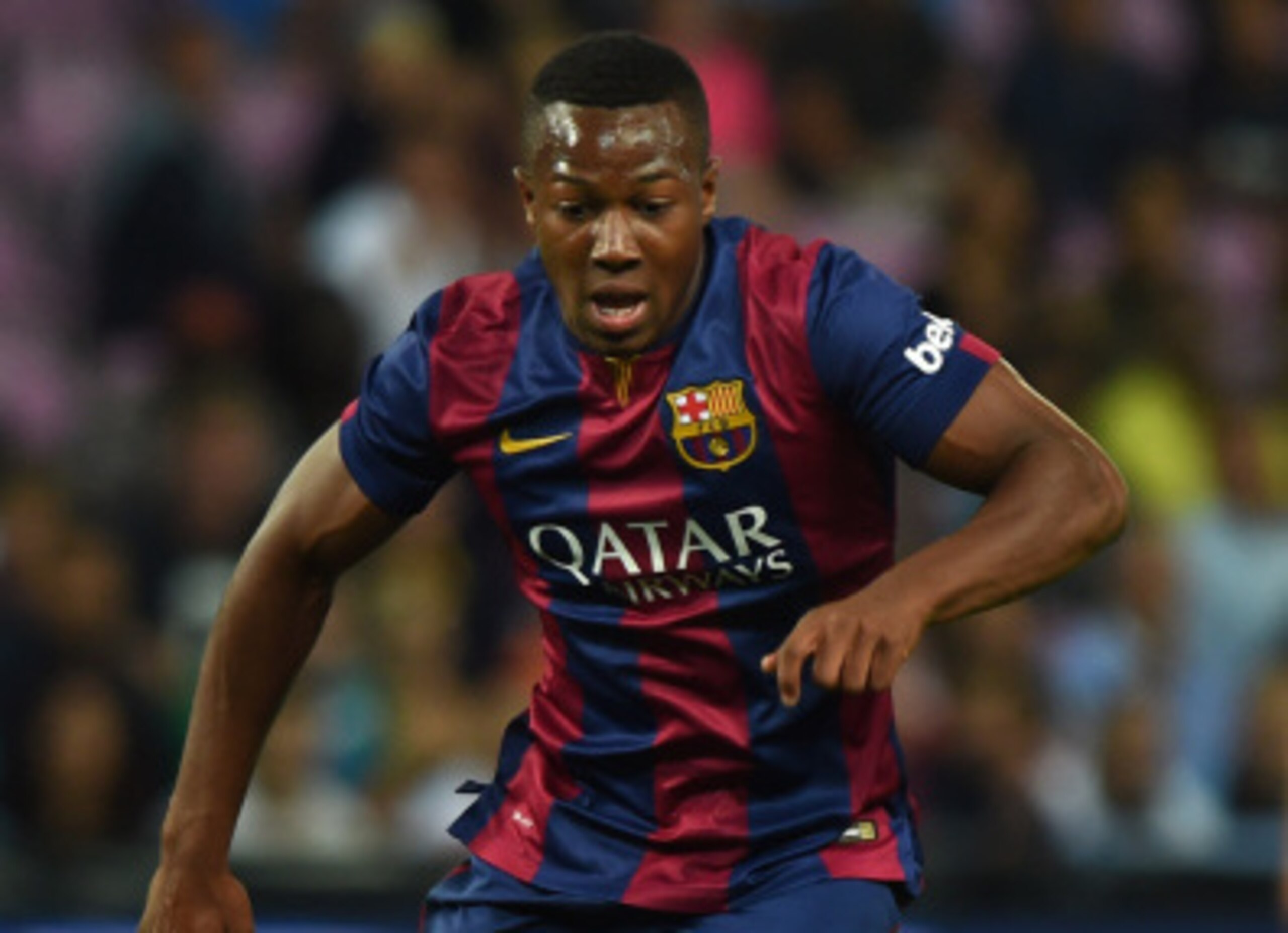 Adama Traore is rapidly outgrowing Barca B.
